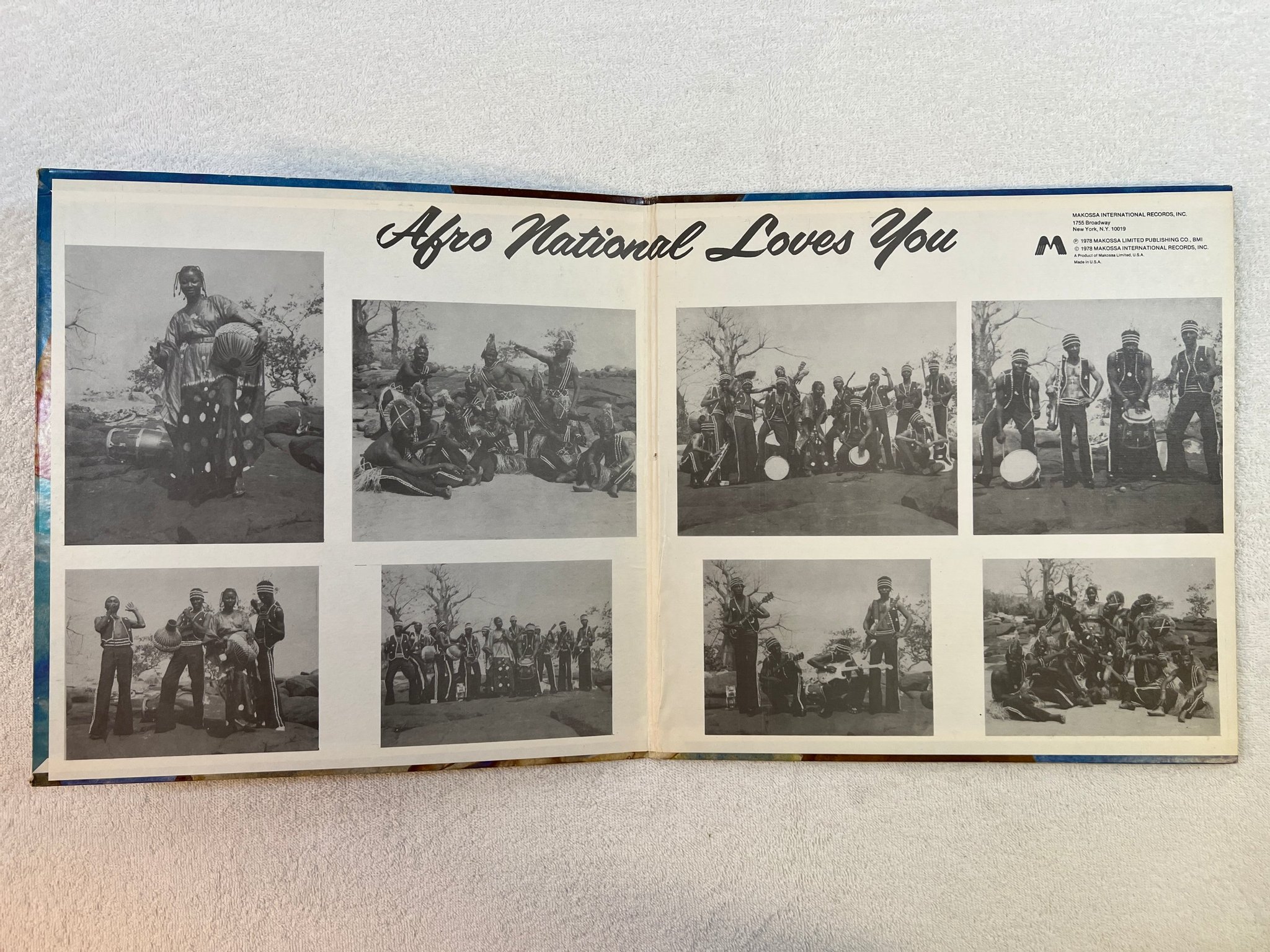 Omslagsbild för skivan AFRO NATIONAL Tropical Funkmusic LP -78 US MAKOSSA M2328