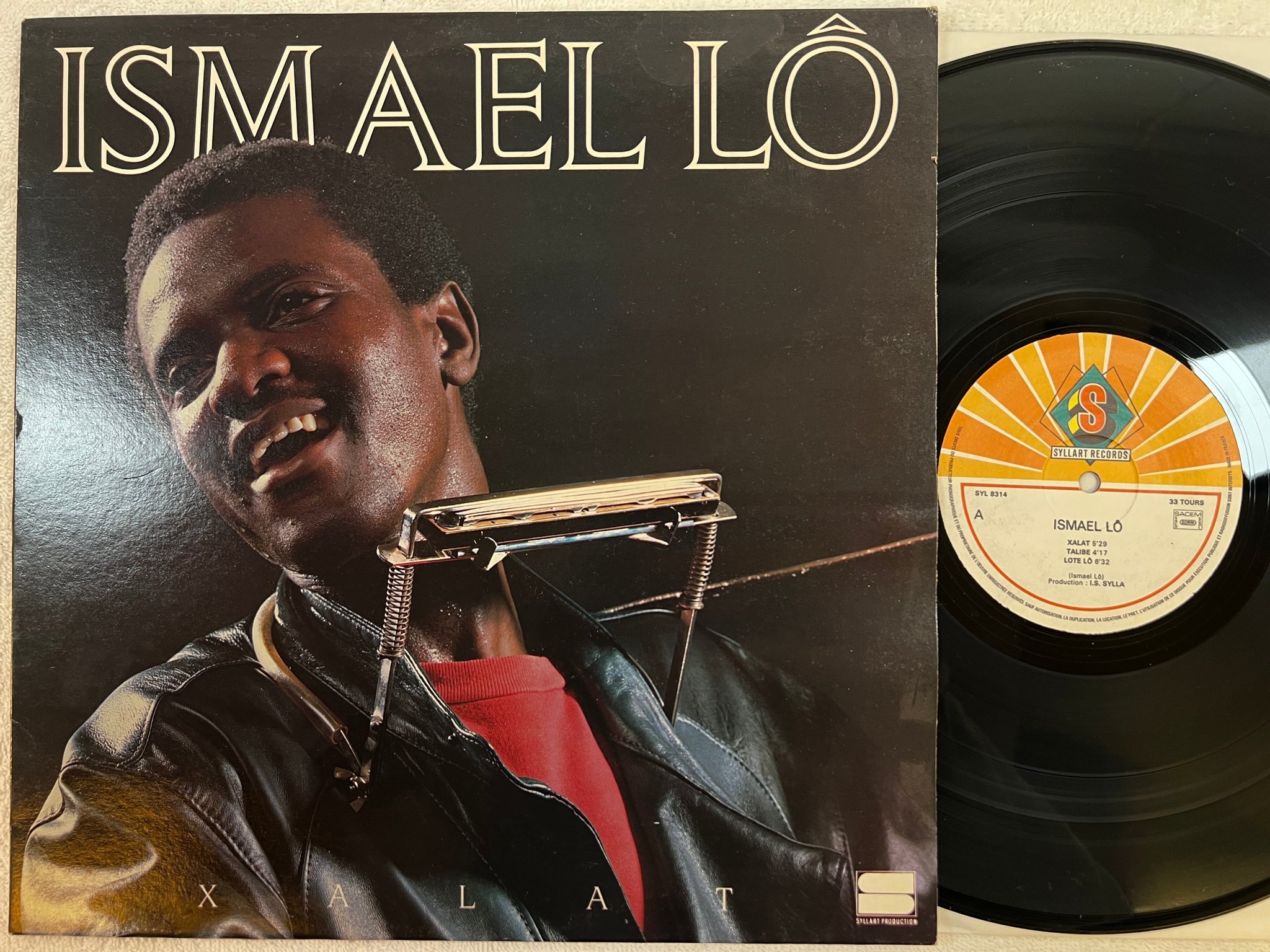 Omslagsbild för skivan ISMAEL LO s/t LP Fra SYLLART SYL 8314 