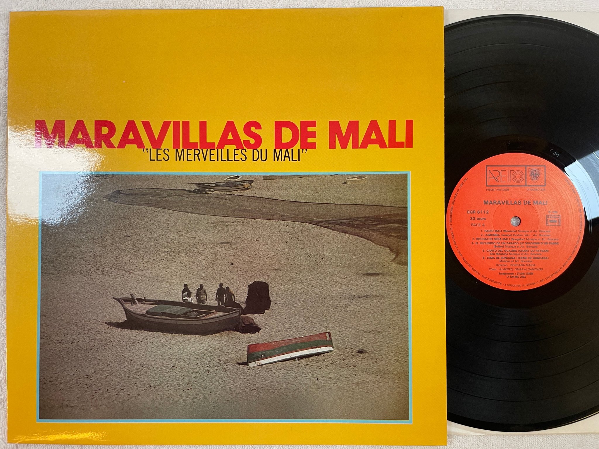 Omslagsbild för skivan Maravillas De Mali LP -85 Fra EGREM EGR 6112