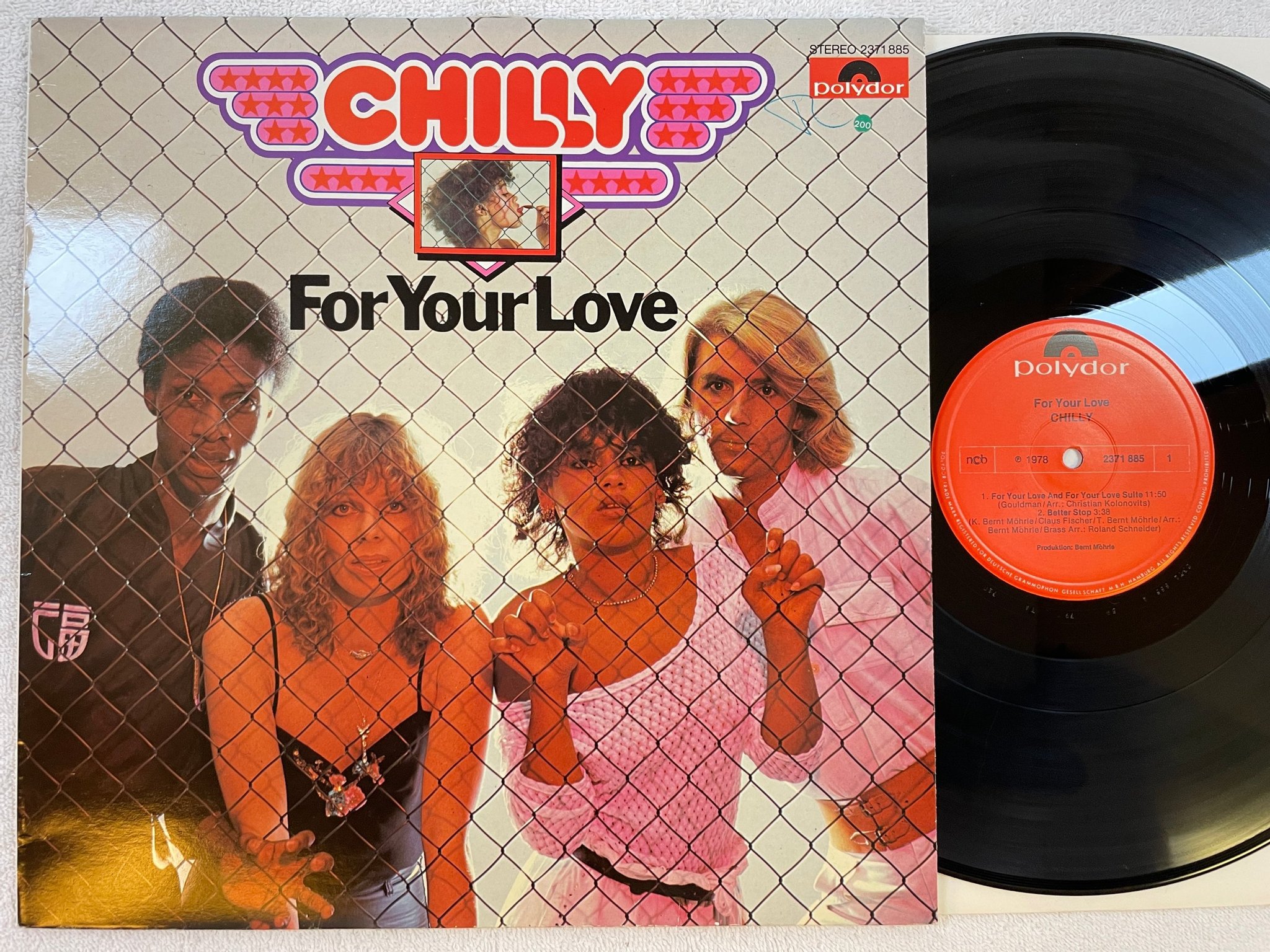 Omslagsbild för skivan CHILLY for your love LP -78 ncb POLYDOR 2371885