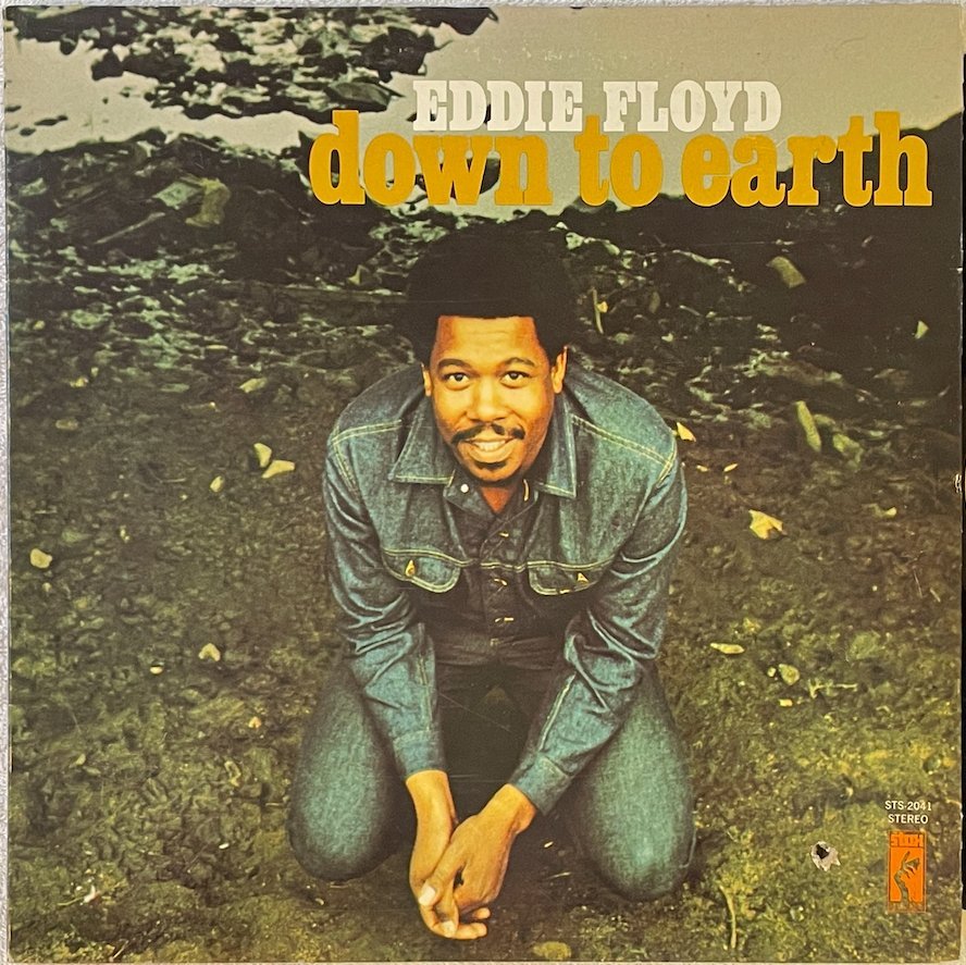 Omslagsbild för skivan EDDIE FLOYD down to earth LP -71 US STAX STS-2041 