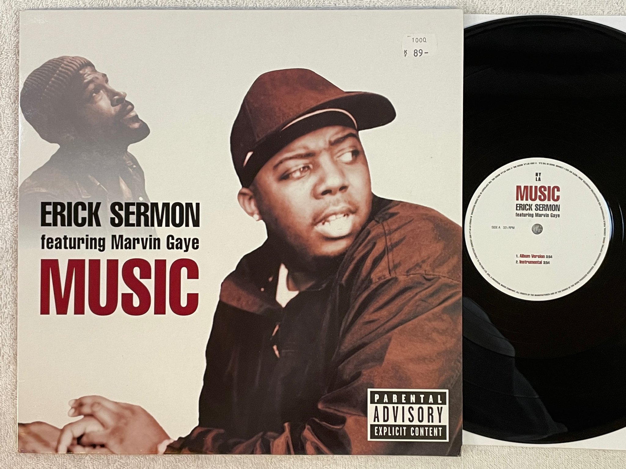 Omslagsbild för skivan ERICK SERMON Music 12"single 2001 UK POLYDOR 497 622-1