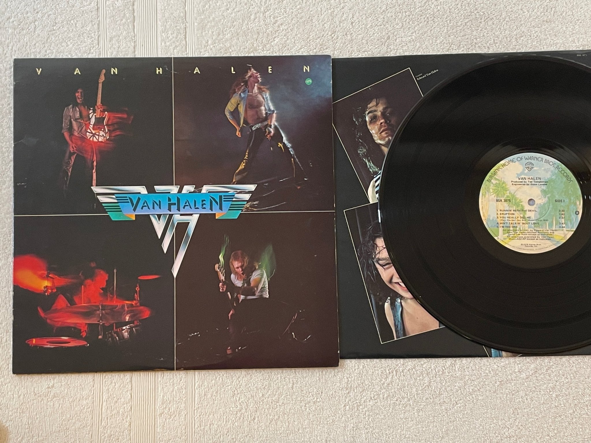 Omslagsbild för skivan VAN HALEN s/t LP -78 US WARNER BSK 3075