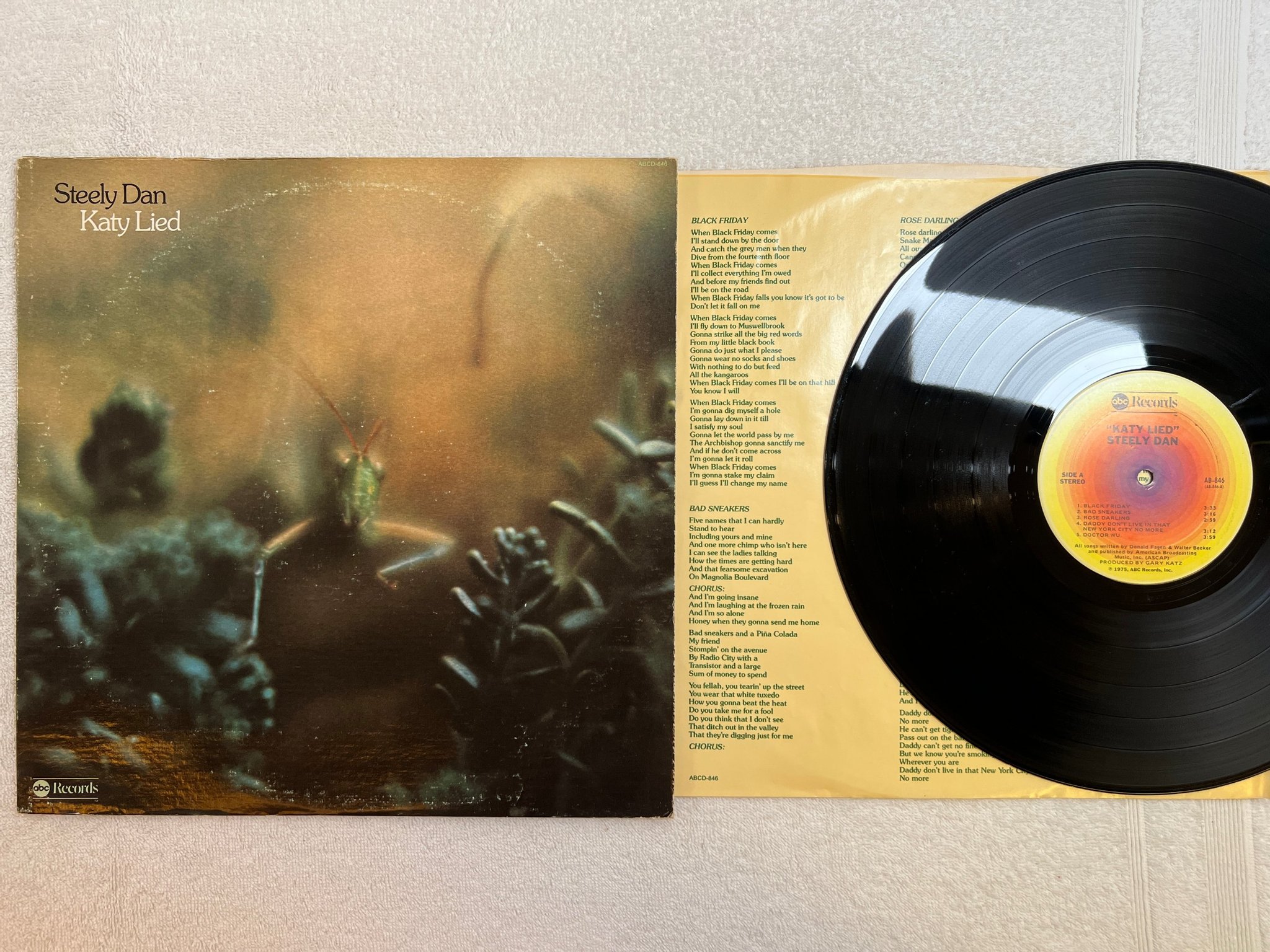 Omslagsbild för skivan STEELY DAN katy dan LP -75 US ABC AB-846