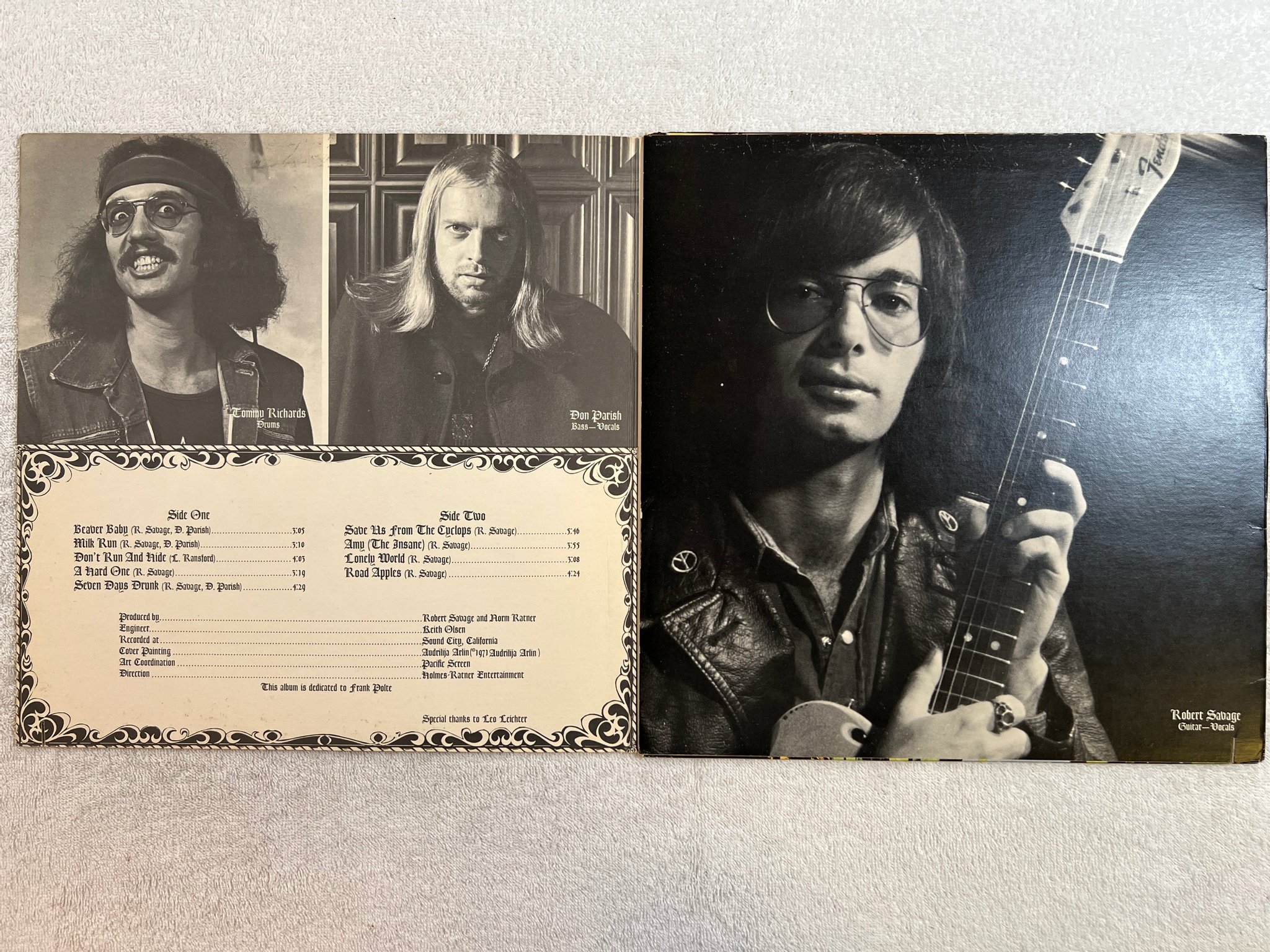 Omslagsbild för skivan ROBERT SAVAGE the adventures of  vol 1 LP -71 US PARAMOUNT PAS 6016