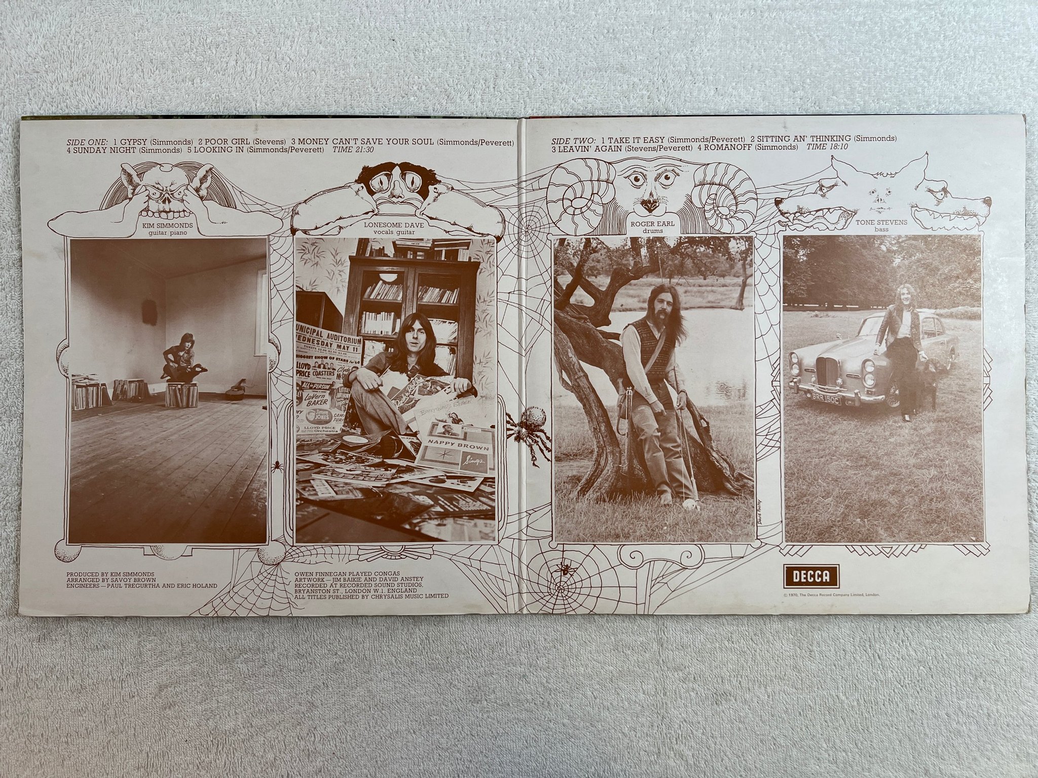 Omslagsbild för skivan SAVOY BROWN looking in LP -70 UK DECCA SKL 5066 