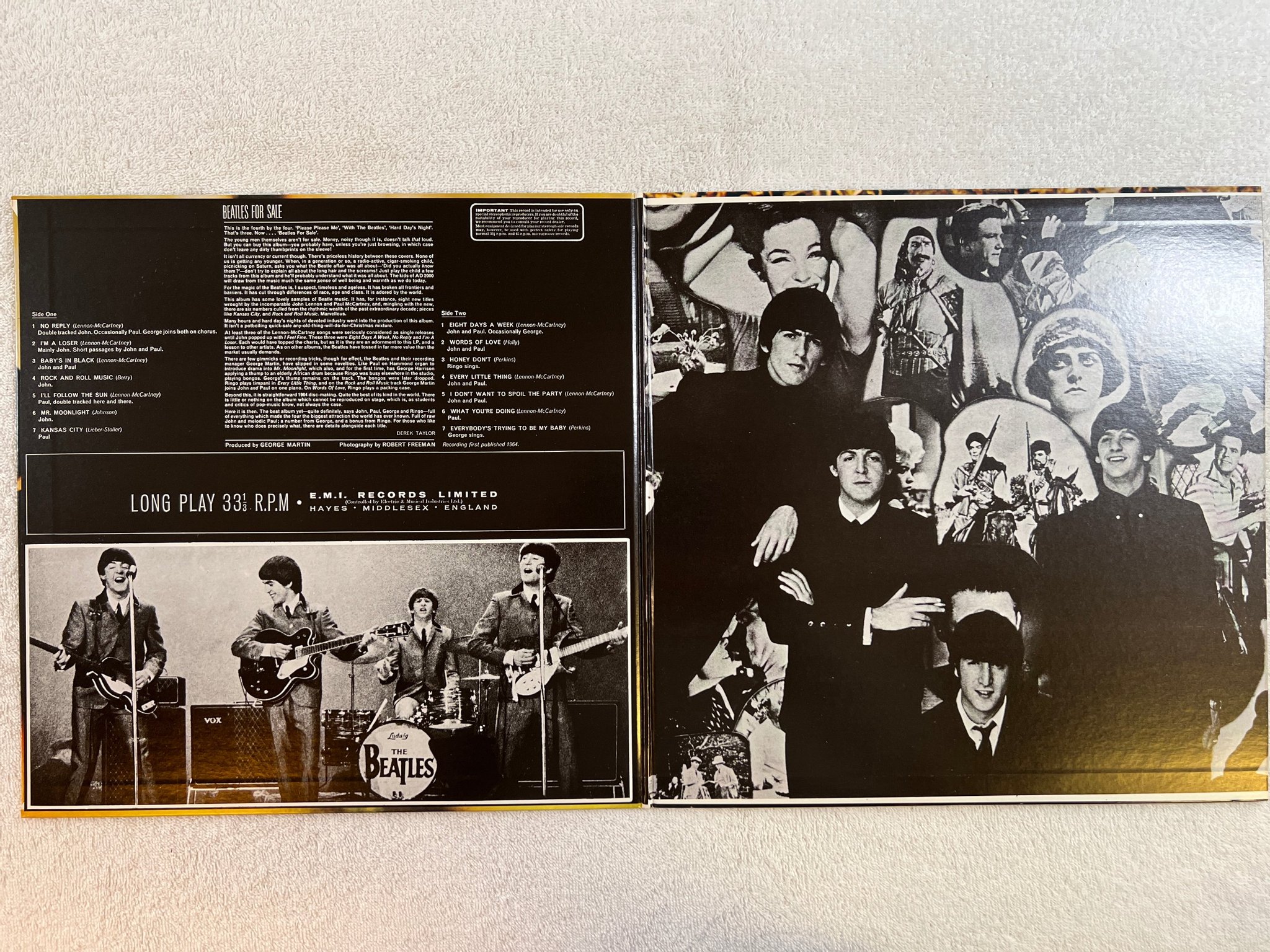 Omslagsbild för skivan THE BEATLES for sale LP -76 Japan APPLE EAS-80553 