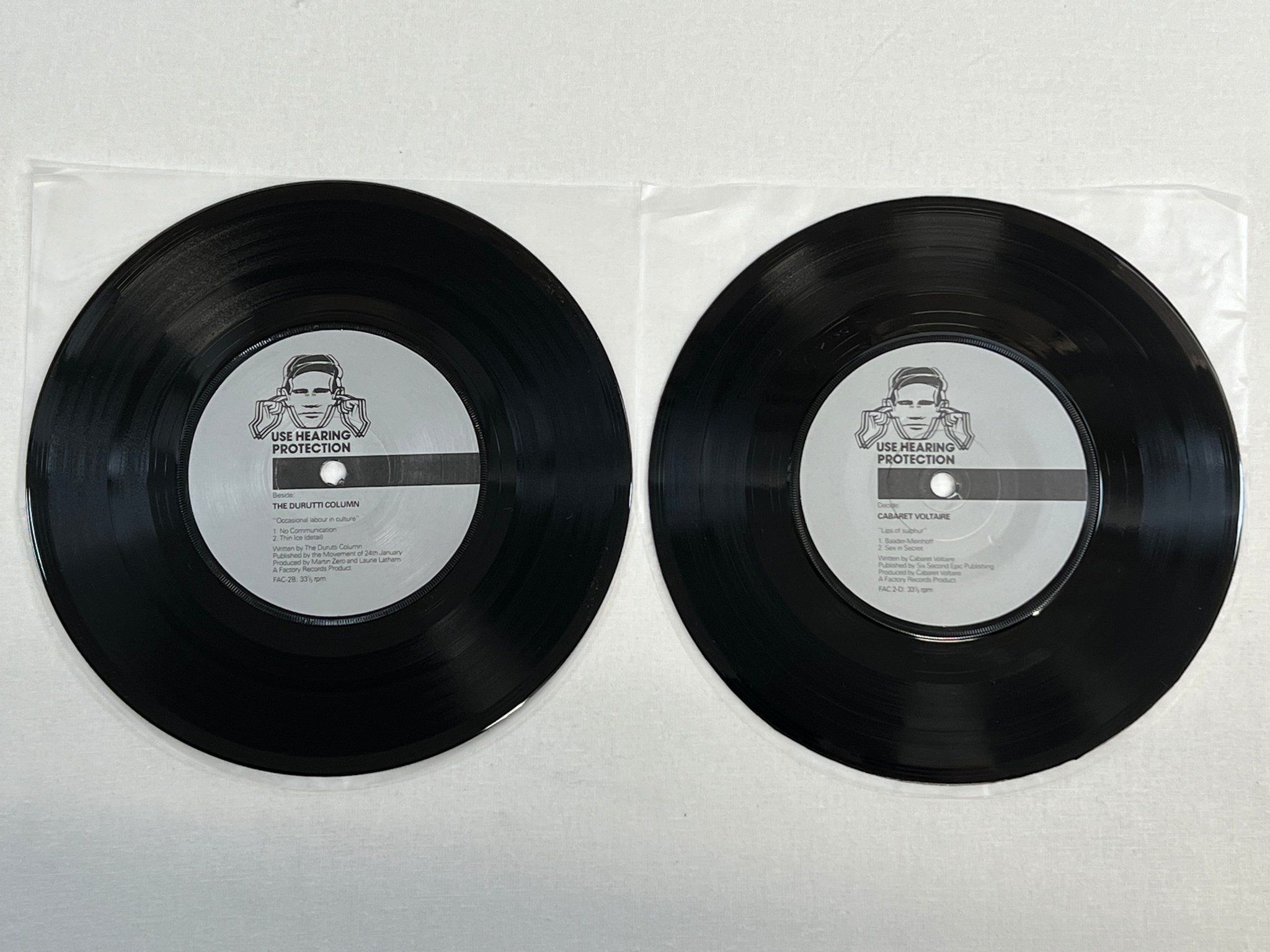 Omslagsbild för skivan V/A A Factory Sample  2x7"single -79 UK FACTORY FAC-2 mega rare ! !JOY DIVISION