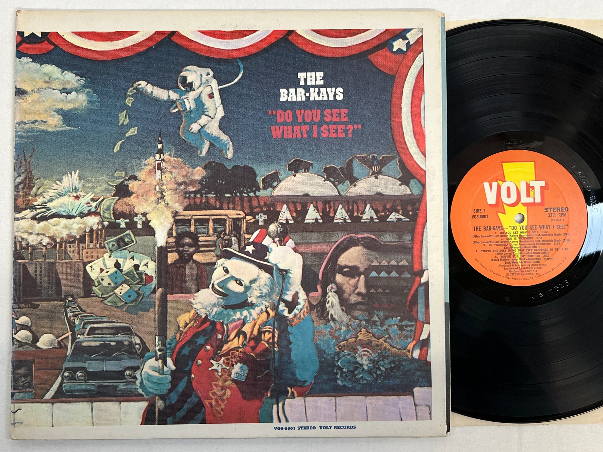 Omslagsbild för skivan BAR-KAYS do you see what I see LP -72 US STAX VOS-8001