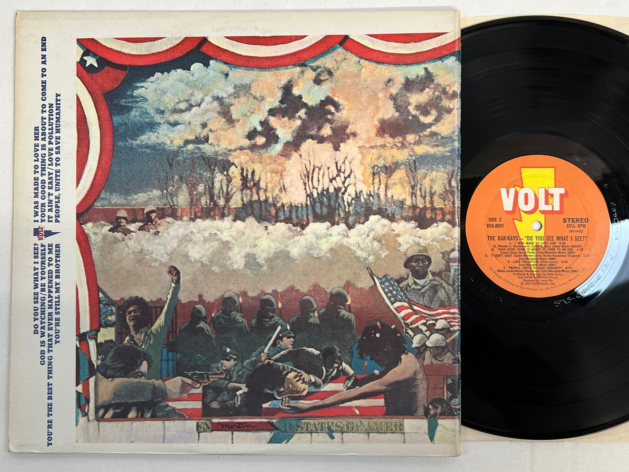 Omslagsbild för skivan BAR-KAYS do you see what I see LP -72 US STAX VOS-8001