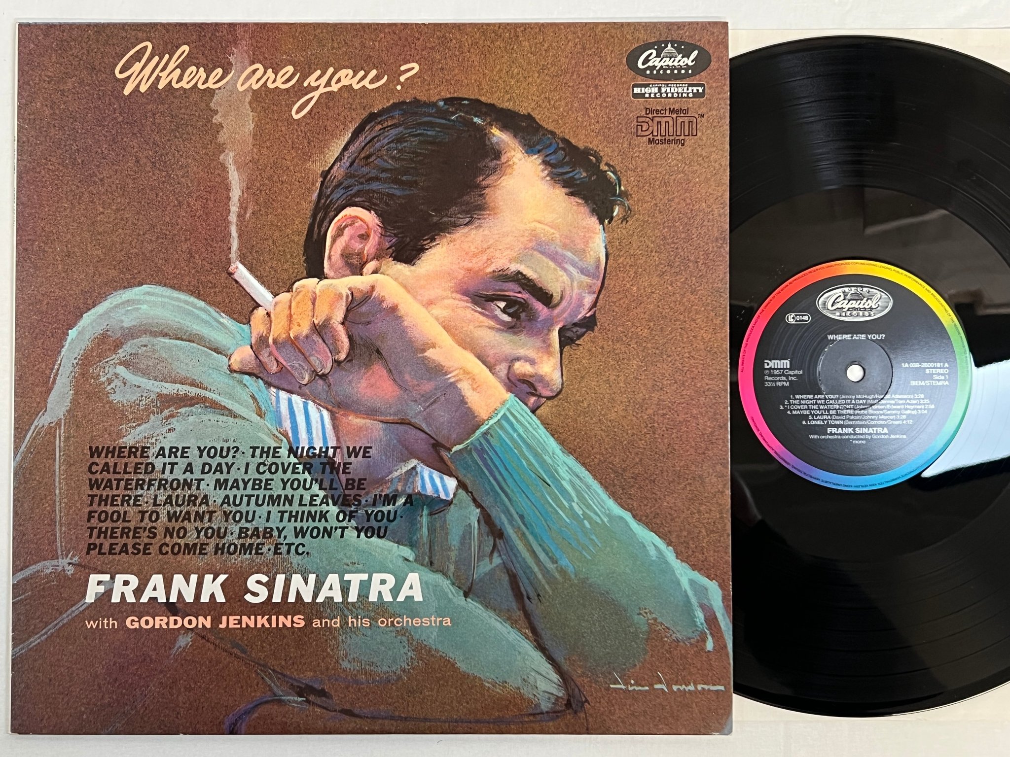 Omslagsbild för skivan FRANK SINATRA where are you? LP re DMM CAPITOL 1A 038 2600181