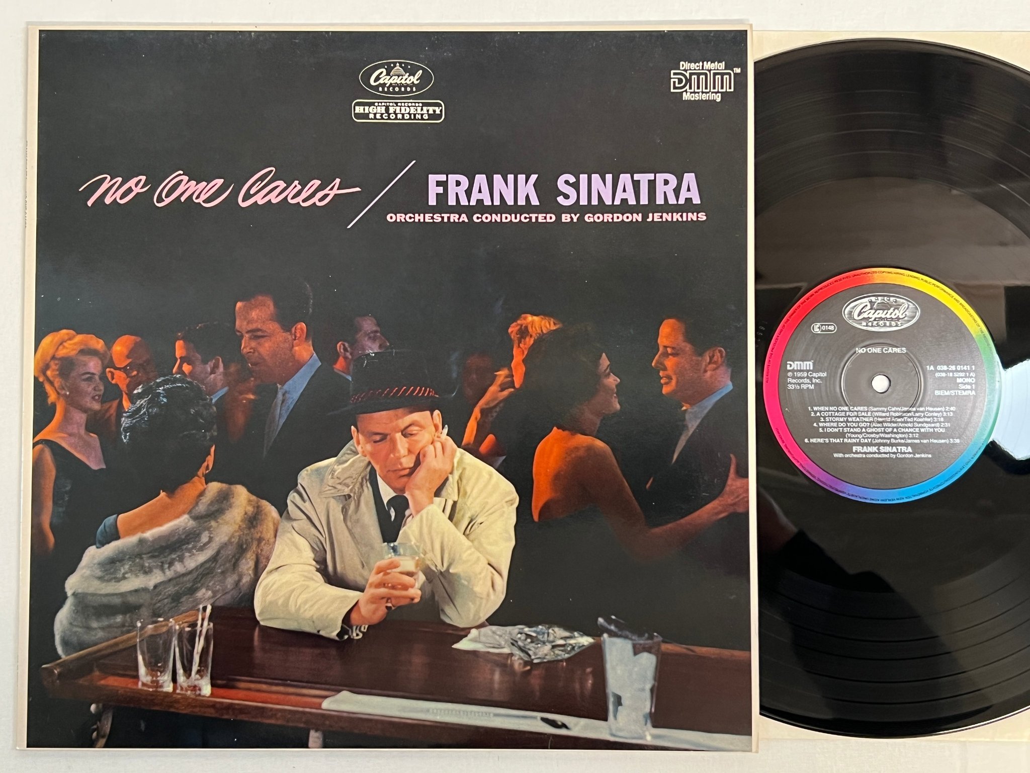 Omslagsbild för skivan FRANK SINATRA  no one cares LP re DMM CAPITOL 1A 038 2601411