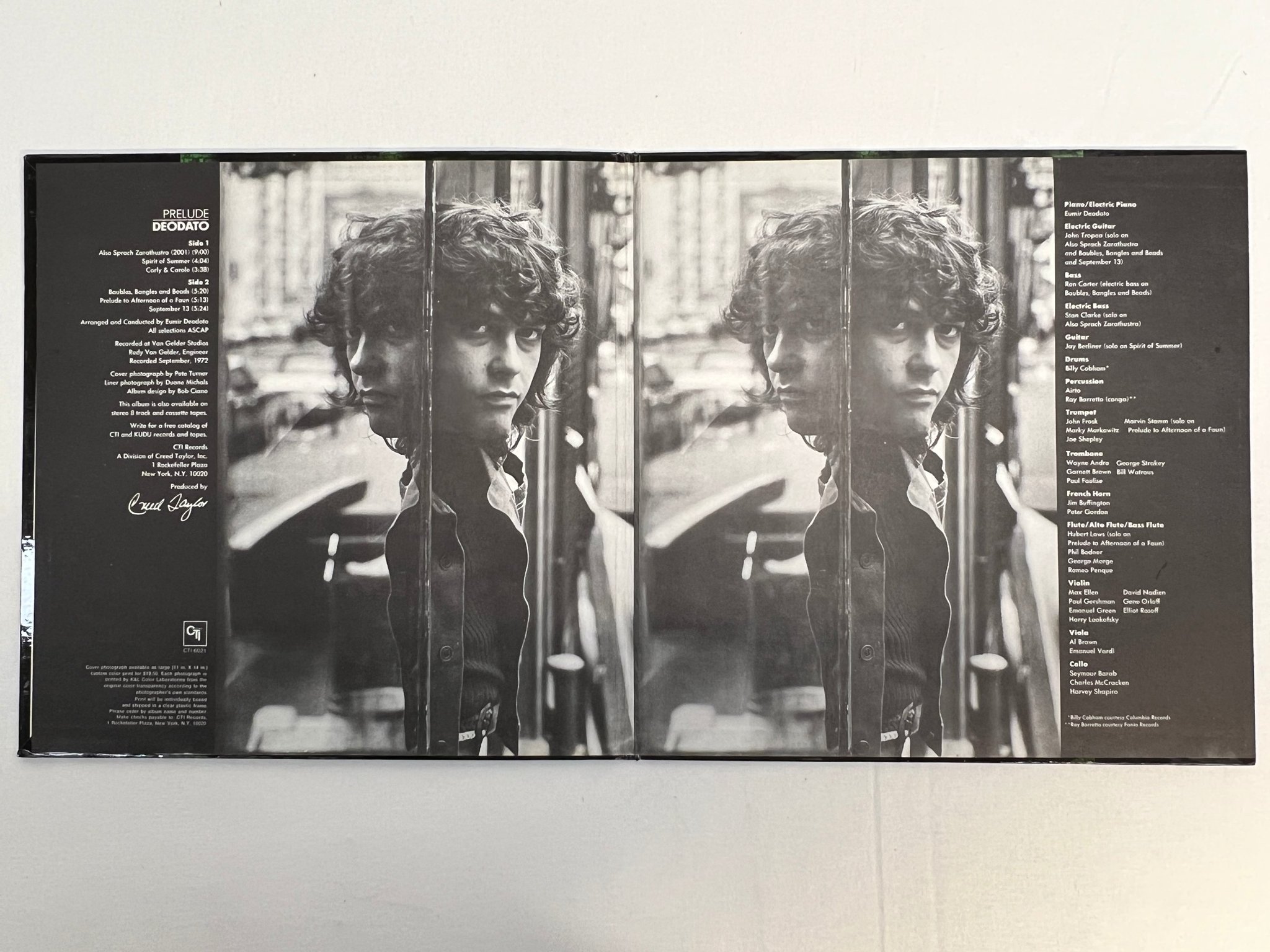 Omslagsbild för skivan DEODATO prelude LP -72 US CTI 6021