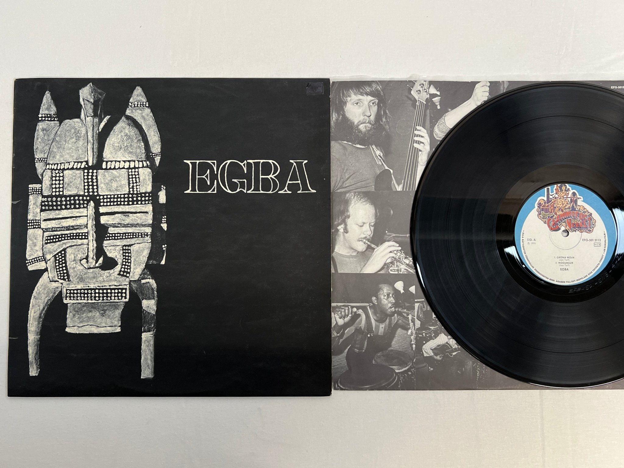 Omslagsbild för skivan EGBA s/t LP -74 Swe GRAMMOFONVERKET EFG 501 5113