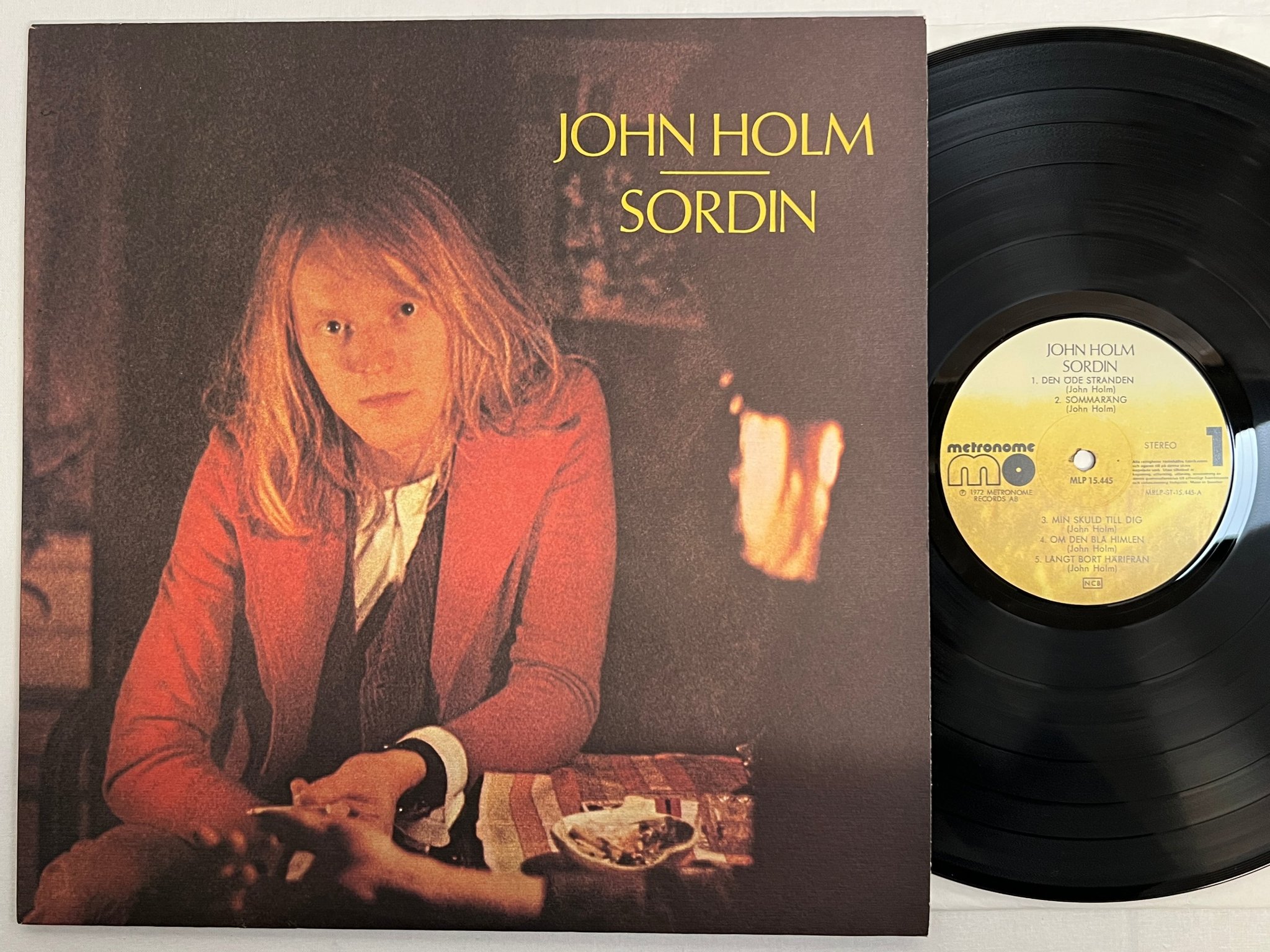 Omslagsbild för skivan JOHN HOLM sordin LP -72 Swe METRONOME MLP 15445