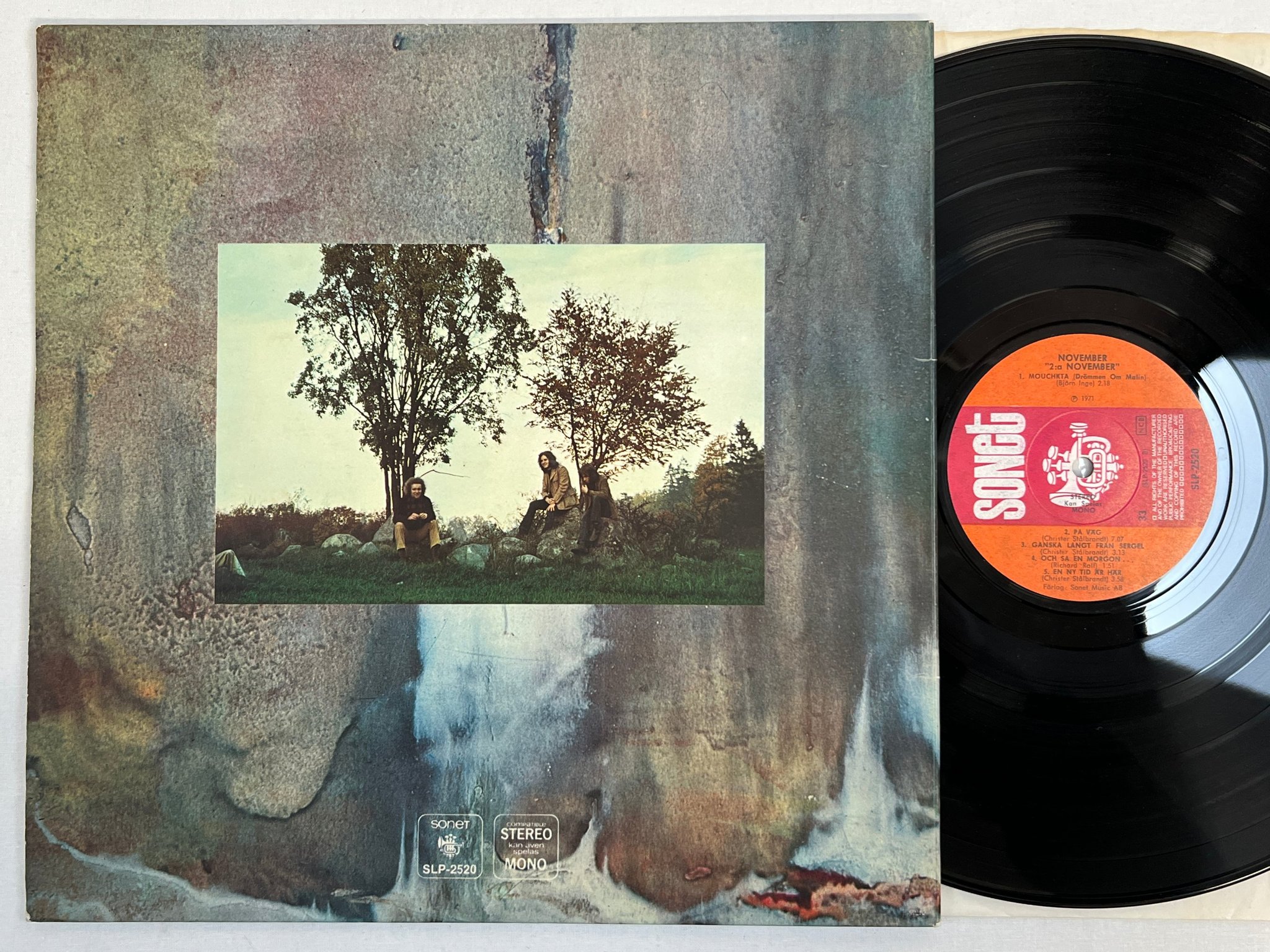 Omslagsbild för skivan NOVEMBER 2:a november LP -71 Swe SONET SLP 2520