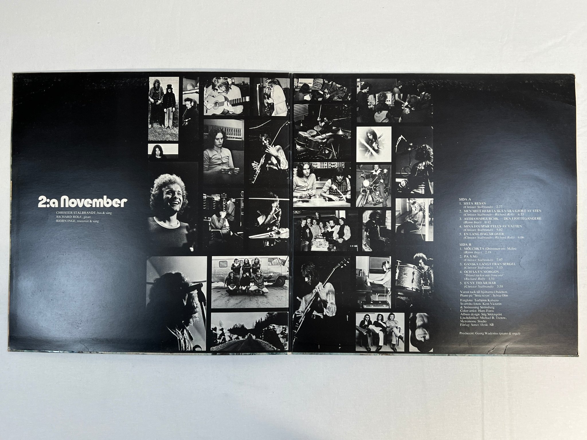 Omslagsbild för skivan NOVEMBER 2:a november LP -71 Swe SONET SLP 2520