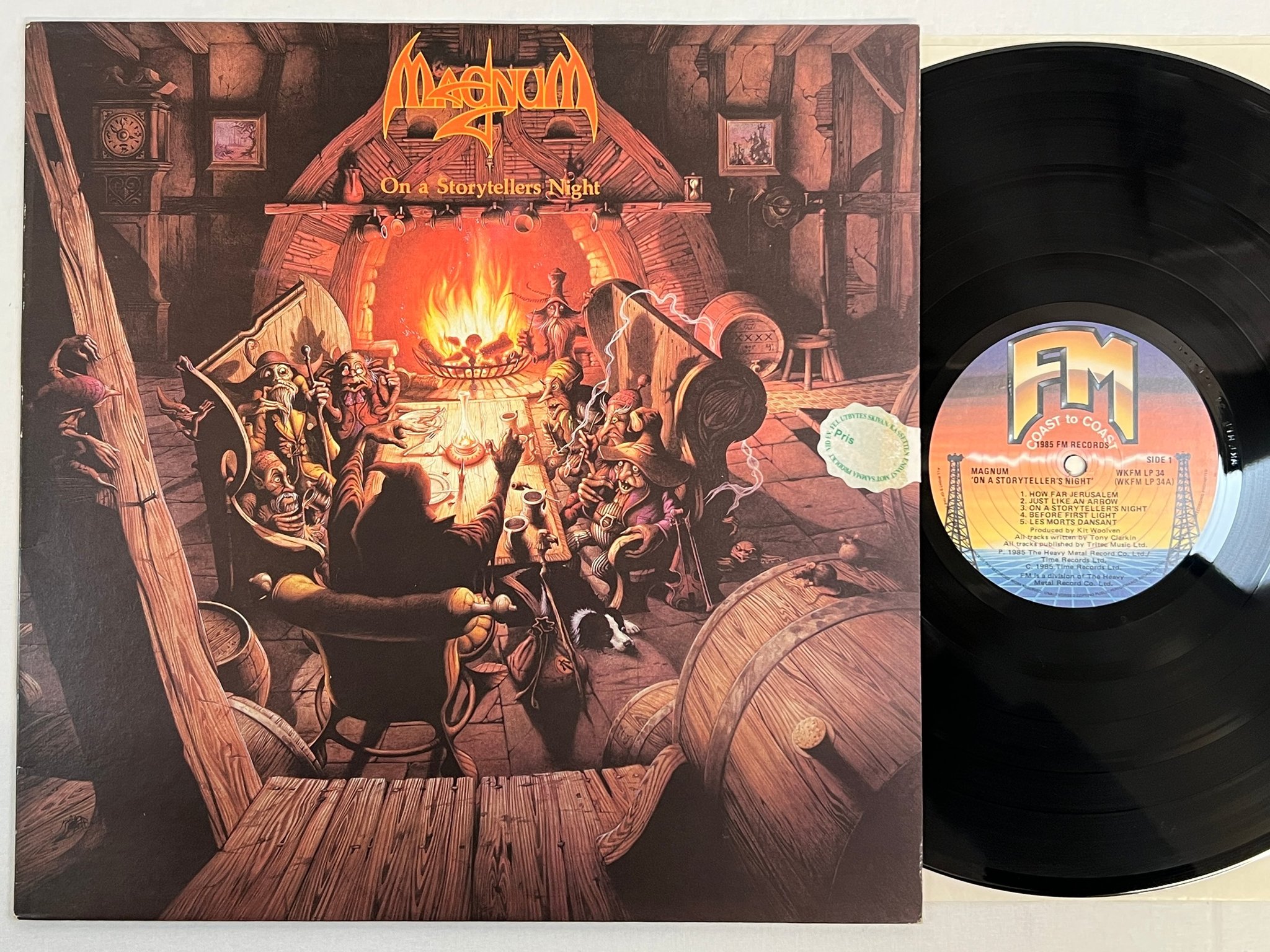 Omslagsbild för skivan MAGNUM on a storyteller's night LP -85 UK FM WKFM LP 34