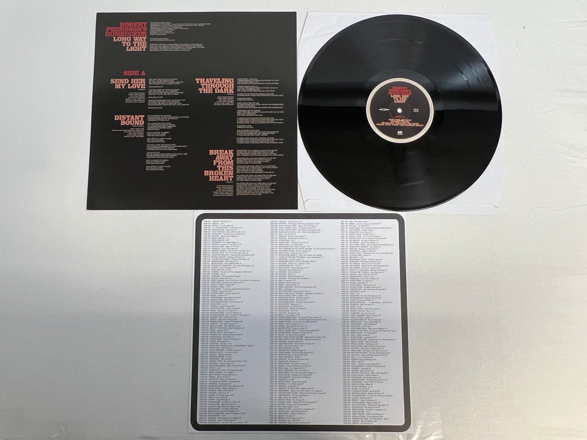 Omslagsbild för skivan ROBERT PEHRSSON'S HUMBUCKER Long Way To The Light LP 2016 high roller HRR518