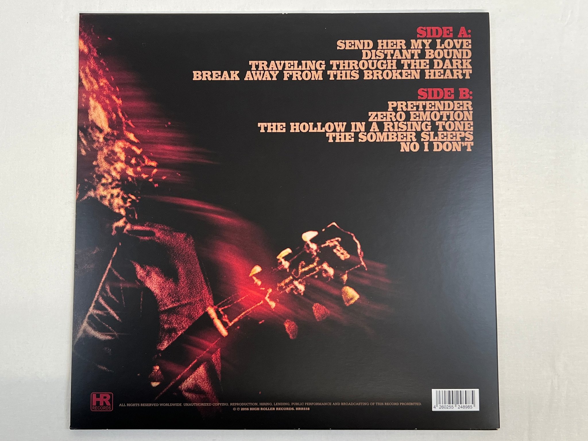 Omslagsbild för skivan ROBERT PEHRSSON'S HUMBUCKER Long Way To The Light LP 2016 high roller HRR518