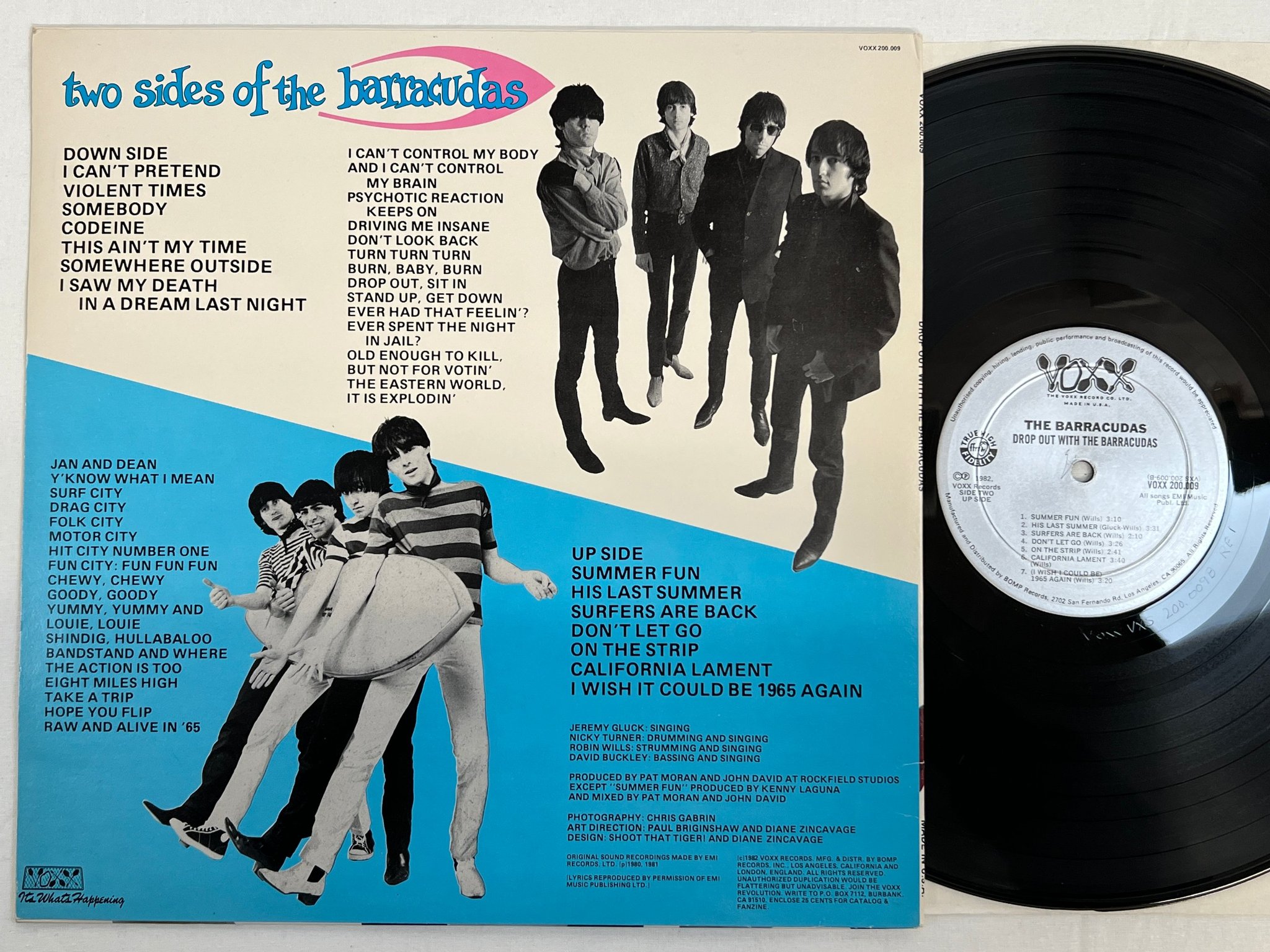 Omslagsbild för skivan THE SAINTS out in the jungle LP -82 fra NEW ROSE ROSE-11 