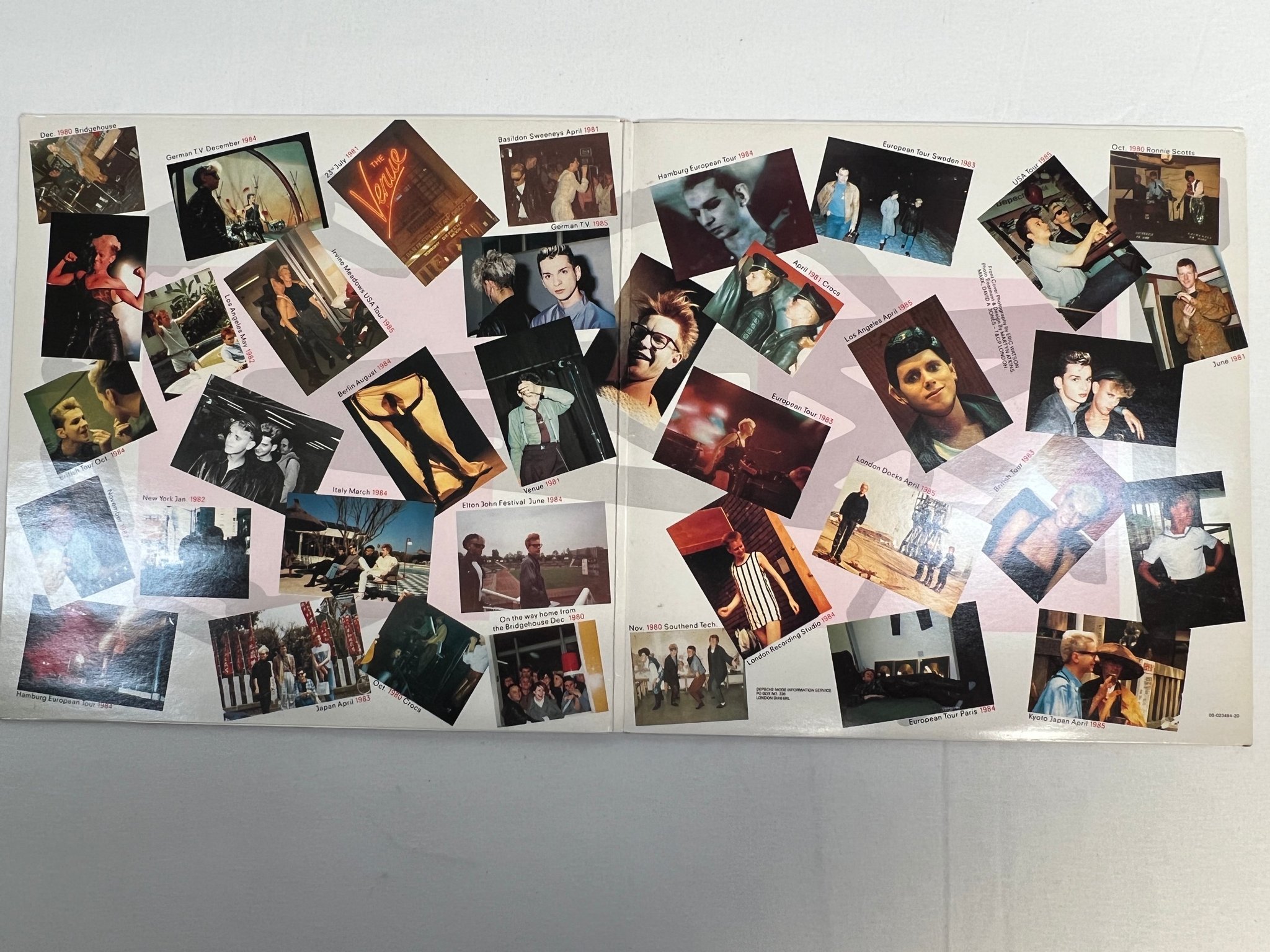 Omslagsbild för skivan DEPECHE MODE the singles 81-85 LP  ncb MUTE MUTEL-1