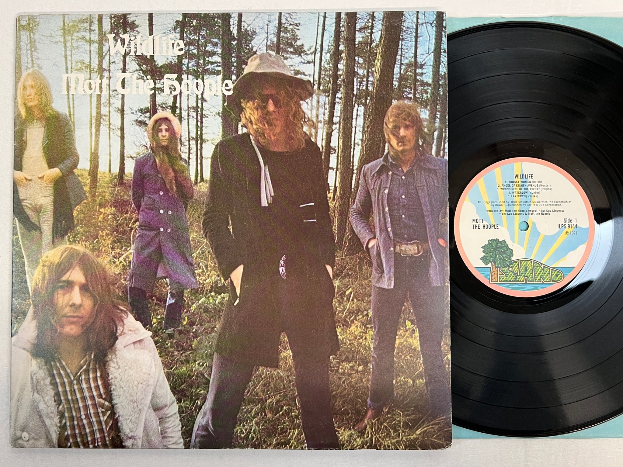 Omslagsbild för skivan MOTT THE HOOPLE wildlife LP -71 UK ISLAND ILPS 9144