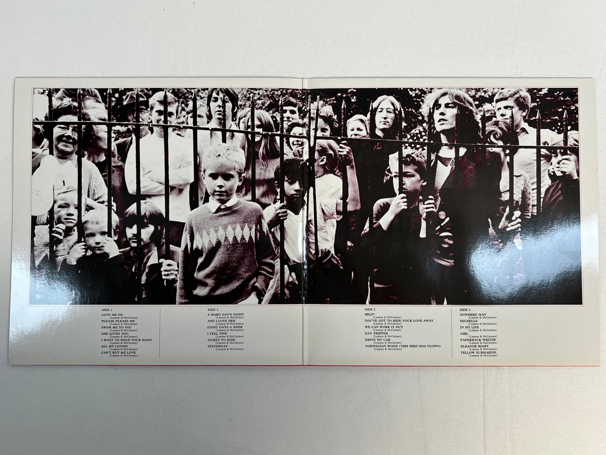 Omslagsbild för skivan THE BEATLES 1962-1966 2xLP re Ger APPLE 1C 172-1053081