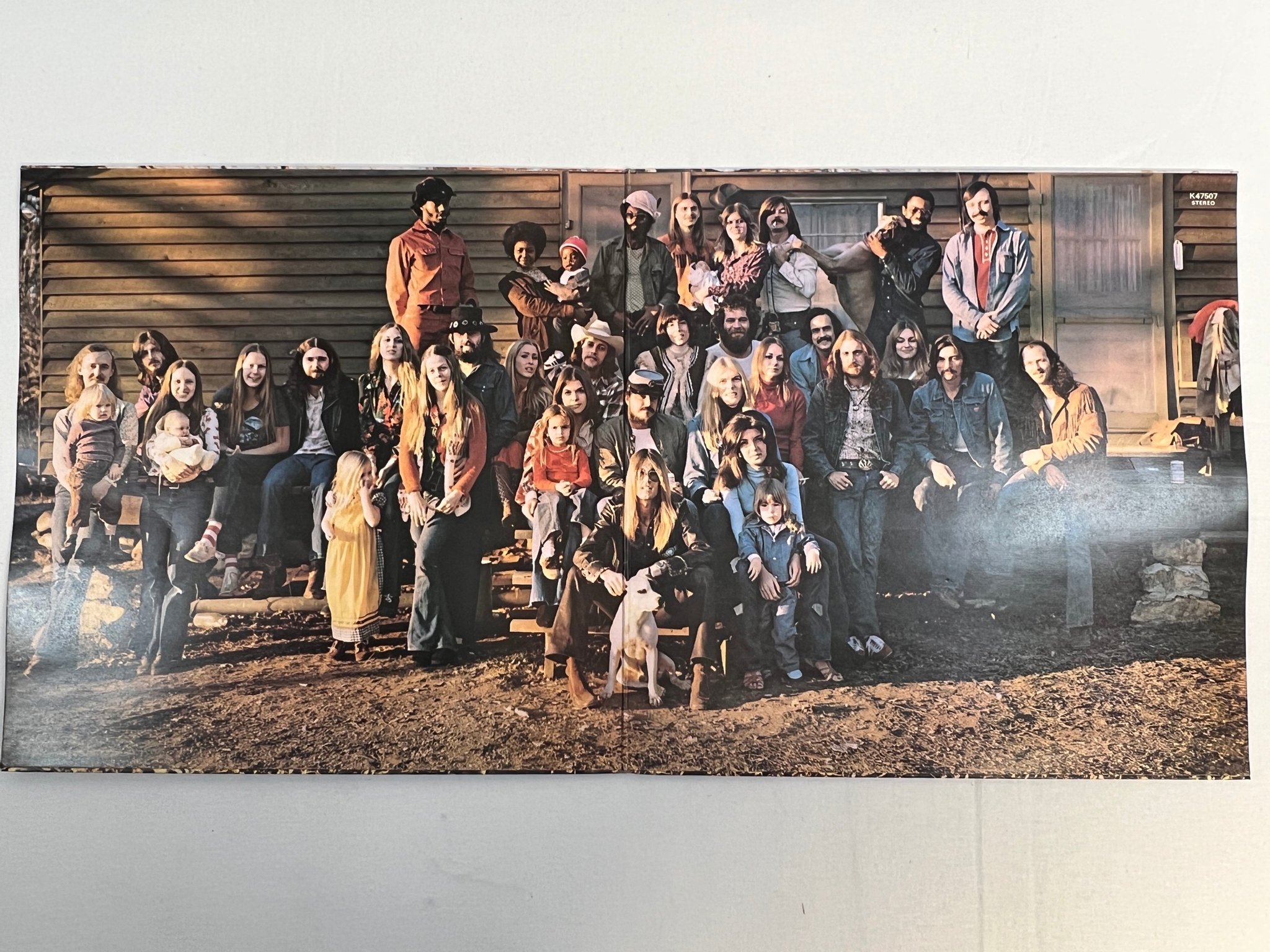 Omslagsbild för skivan THE ALLMAN BROTHERS BAND brothers and sisters LP -73 UK CAPRICORN K 47507