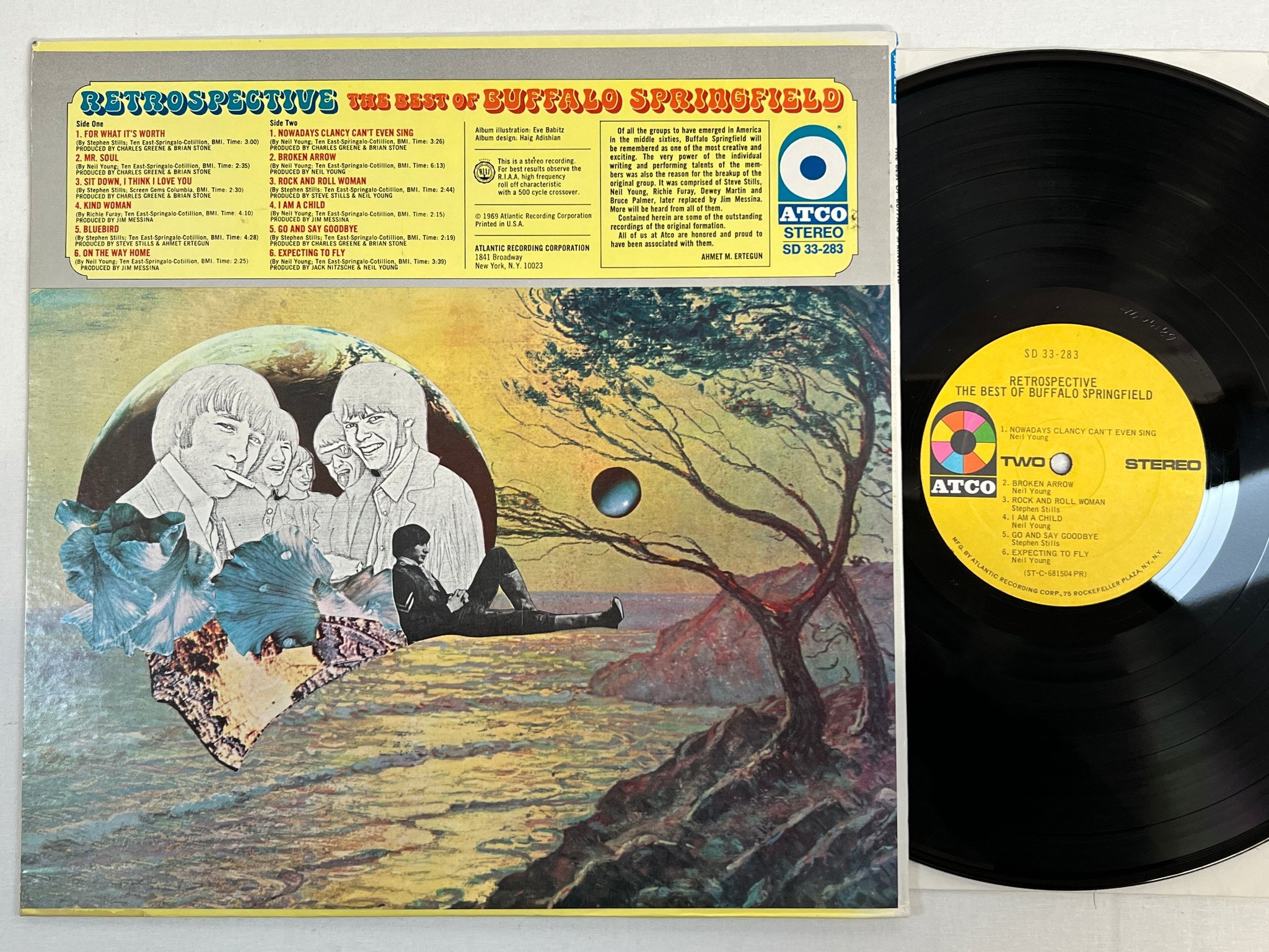 Omslagsbild för skivan BUFFALO SPRINGFIELD retrospective LP US ATCO SD 33-283