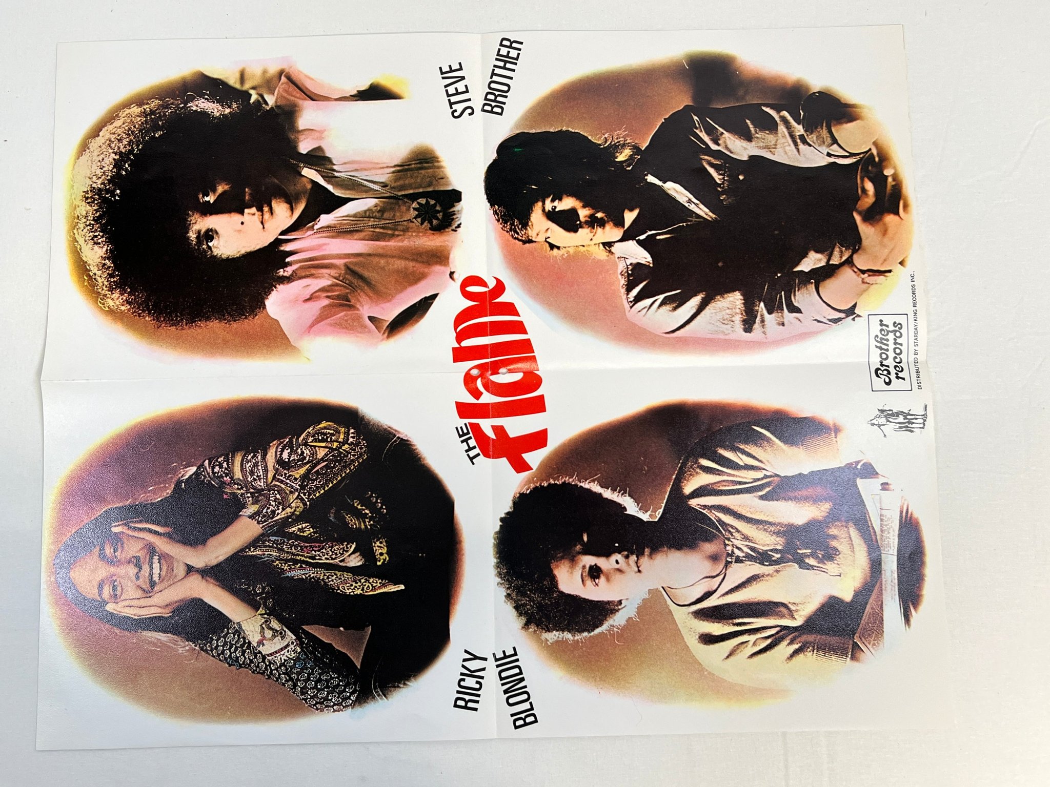 Omslagsbild för skivan THE FLAME s/t LP -70 BROTHER BR-2500 psych 