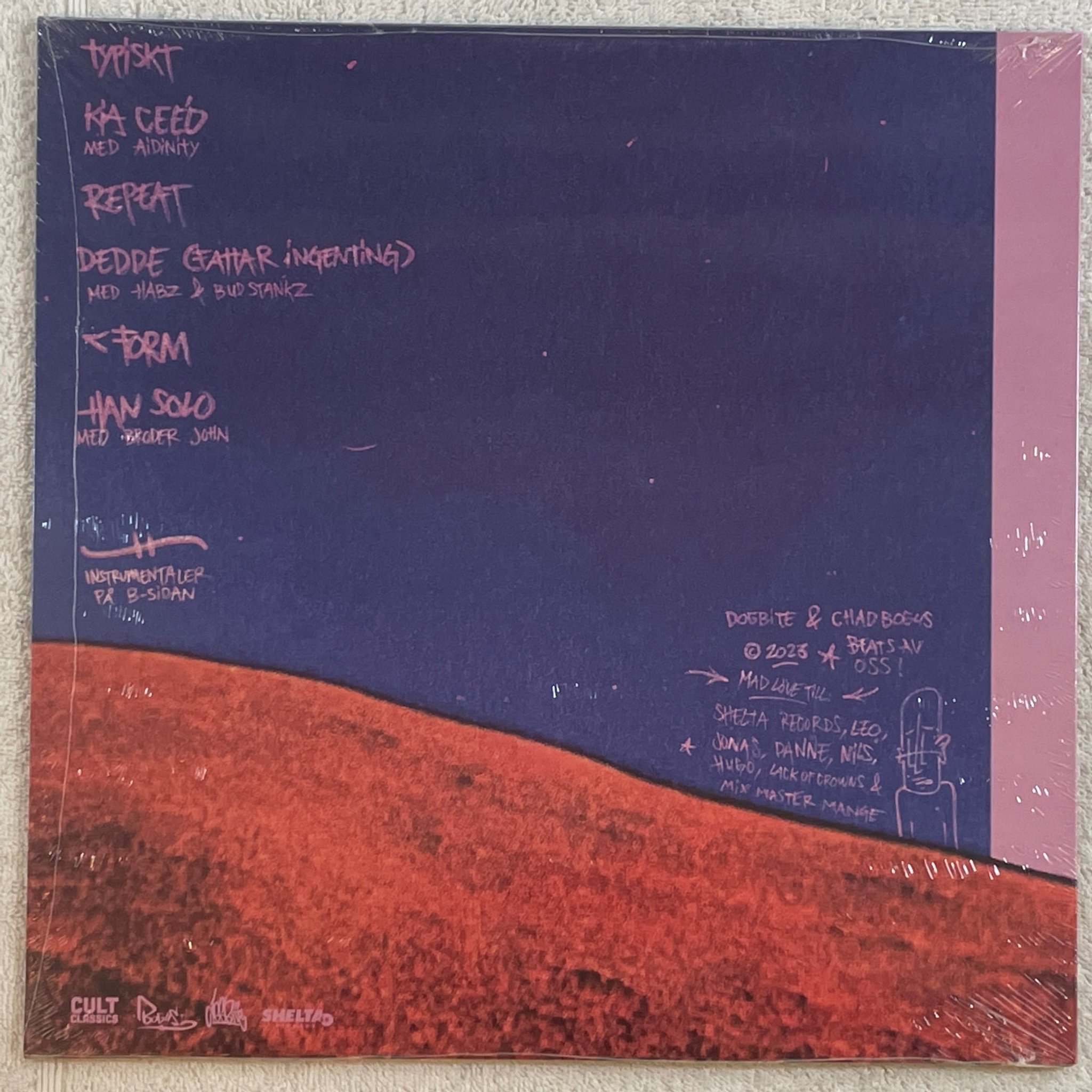 Omslagsbild för skivan DOGBITE & CHAD BOGUS Form 12"single 2023 SHELTA 