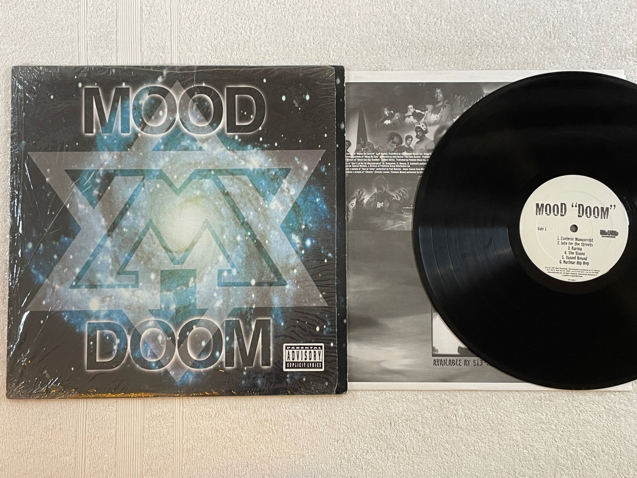 Omslagsbild för skivan MOOD Doom LP -97 US BLUNT RECORDING TVT 4430-1 ** rare **