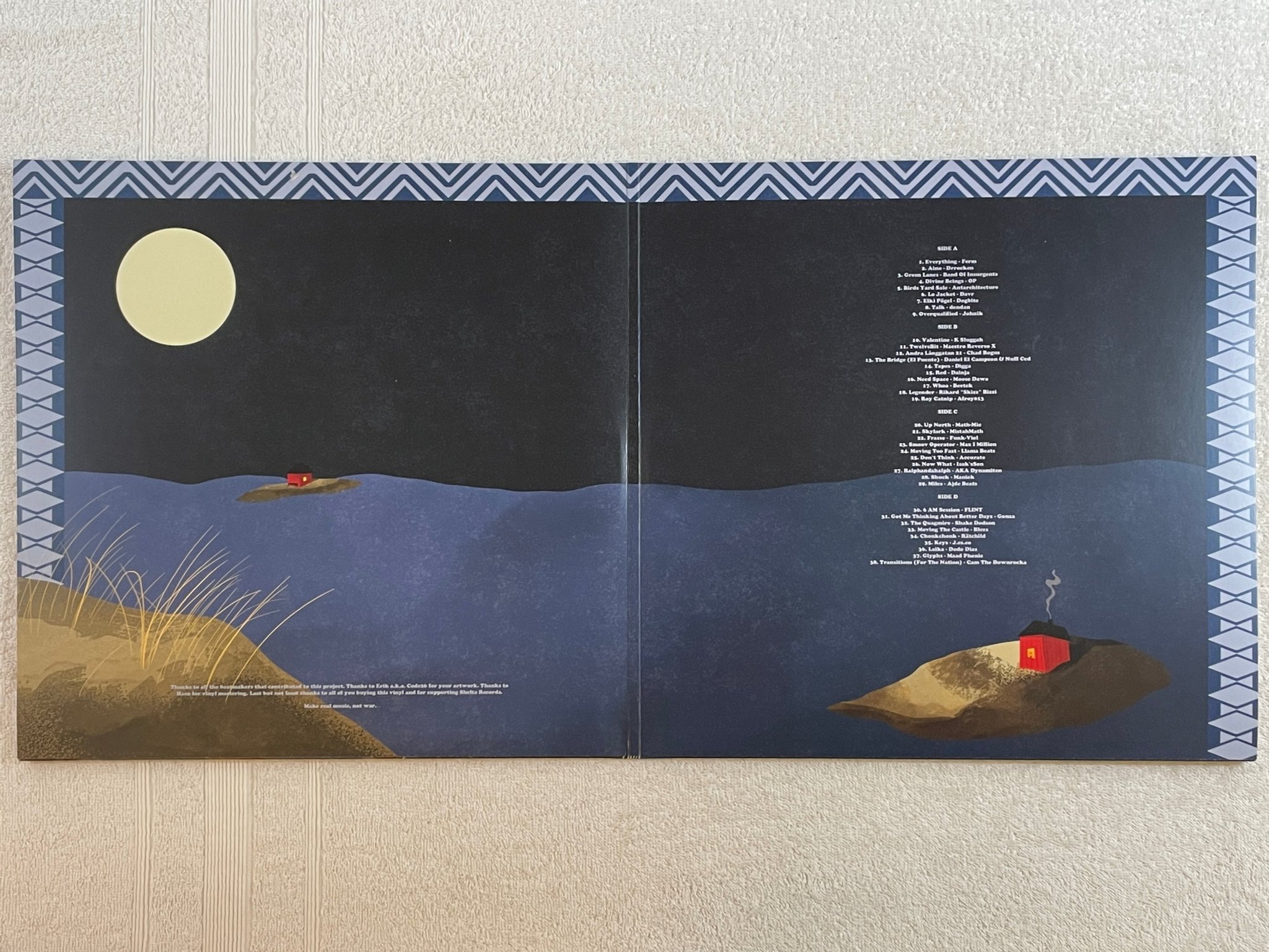 Omslagsbild för skivan V/A Up North Trip (Beat Compilation Volume 2) 2xLP 2022 Swe  SHELTA 