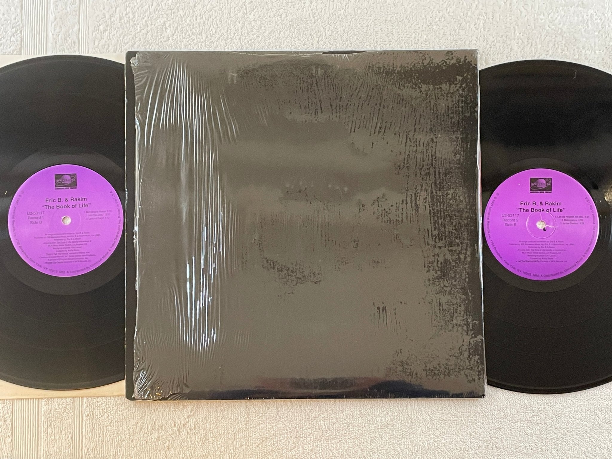 Omslagsbild för skivan ERIC B & RAKIM the book of life 2xLP -97 US UNIVERSAL U2-53117