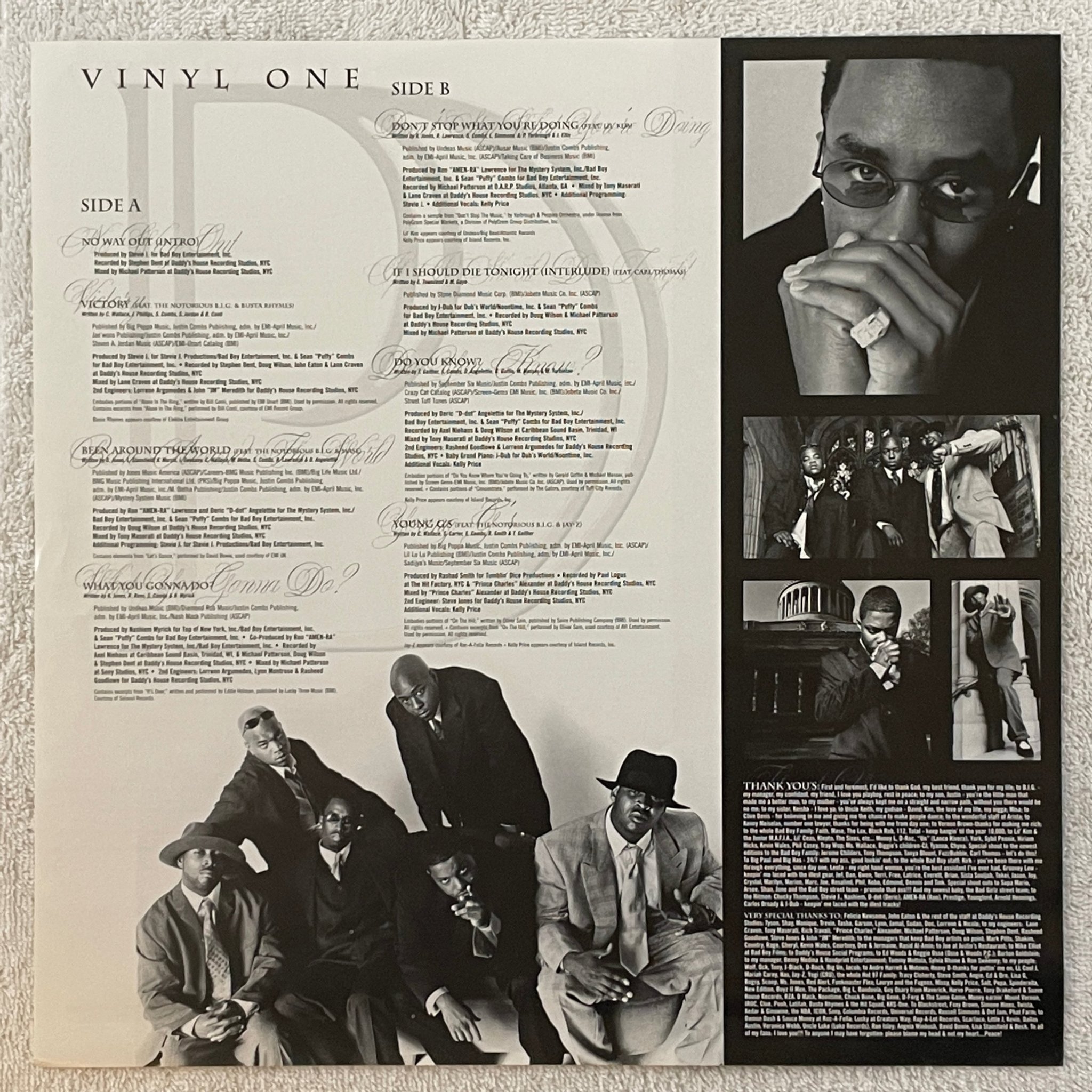 Omslagsbild för skivan PUFF DADDY & THE FAMILY No Way Out 2xLP -97 US BAD BOY 78612-73012-1