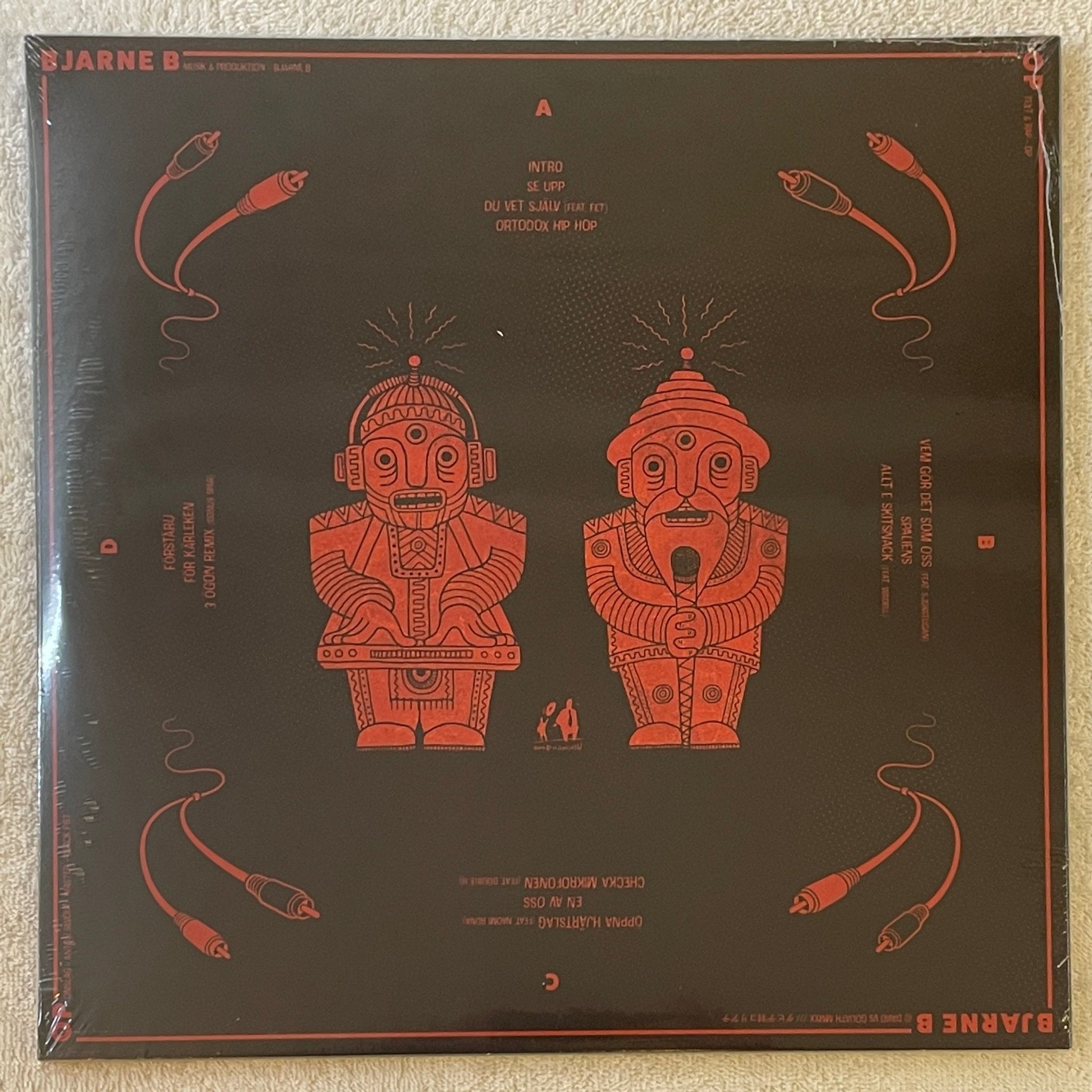 Omslagsbild för skivan BJARNE B & OP B-BOP 2xLP 2021 DAVID VS GOLIATH DVSG150 sealed