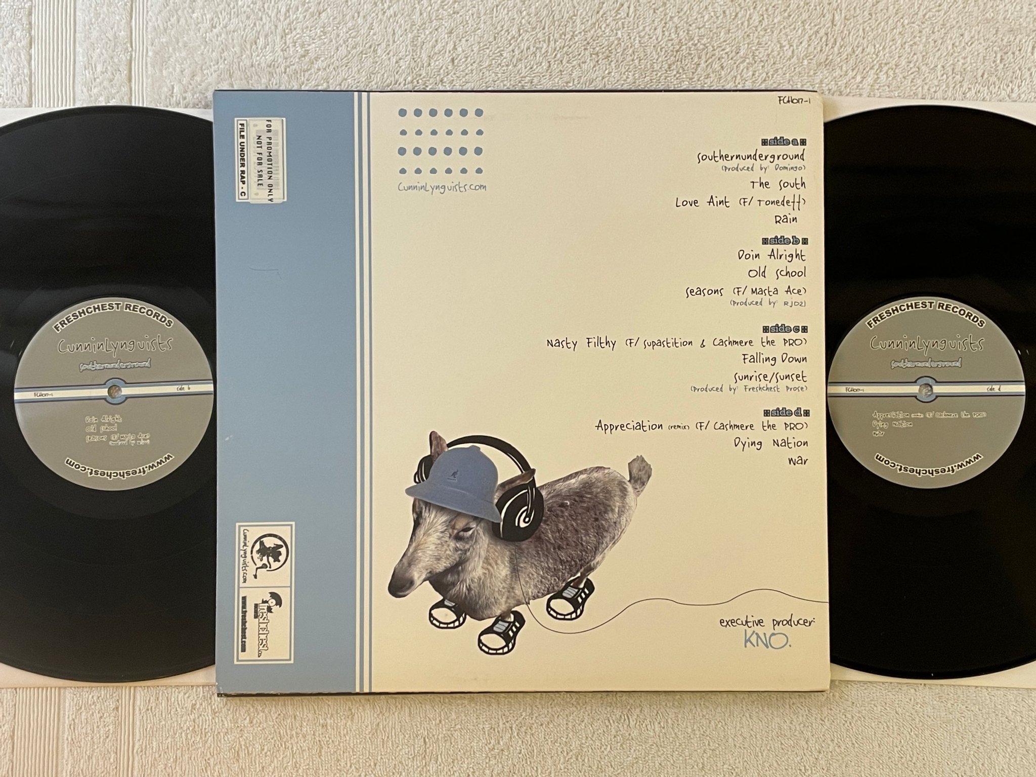 Omslagsbild för skivan CUNNINLYNGUISTS Southernunderground 2xLP 2003 US FRESHCHEST FCH017-1 * RARE *