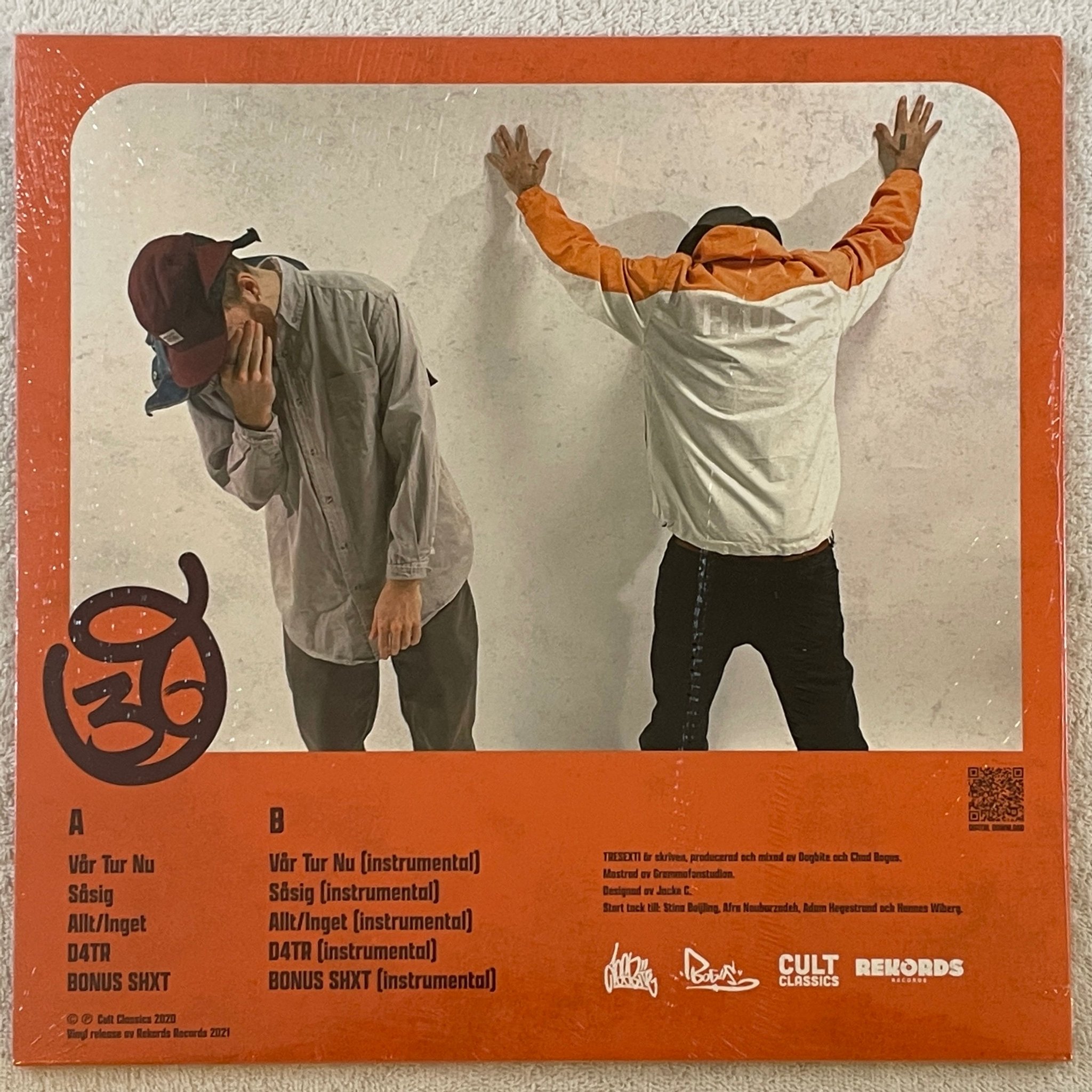 Omslagsbild för skivan DOGBITE & CHAD BOGUS TRESEXTI 12"single 2021 REKREC022 SEALED