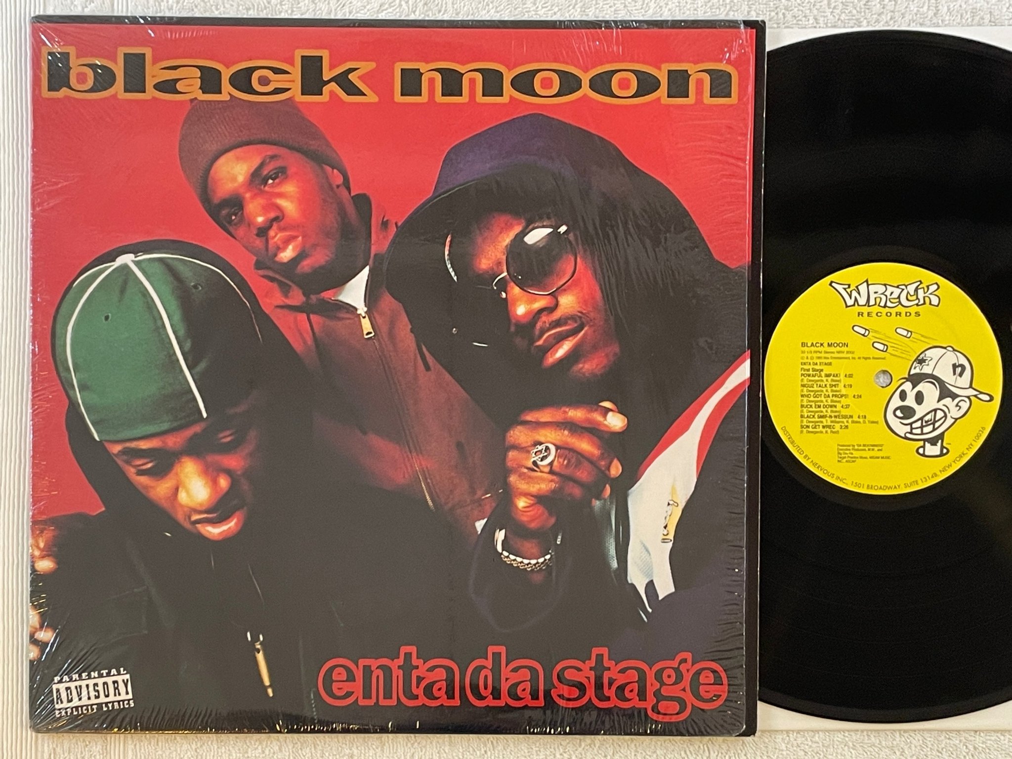 Omslagsbild för skivan BLACK MOON enta da stage LP -93 US WRECK NRV 2002