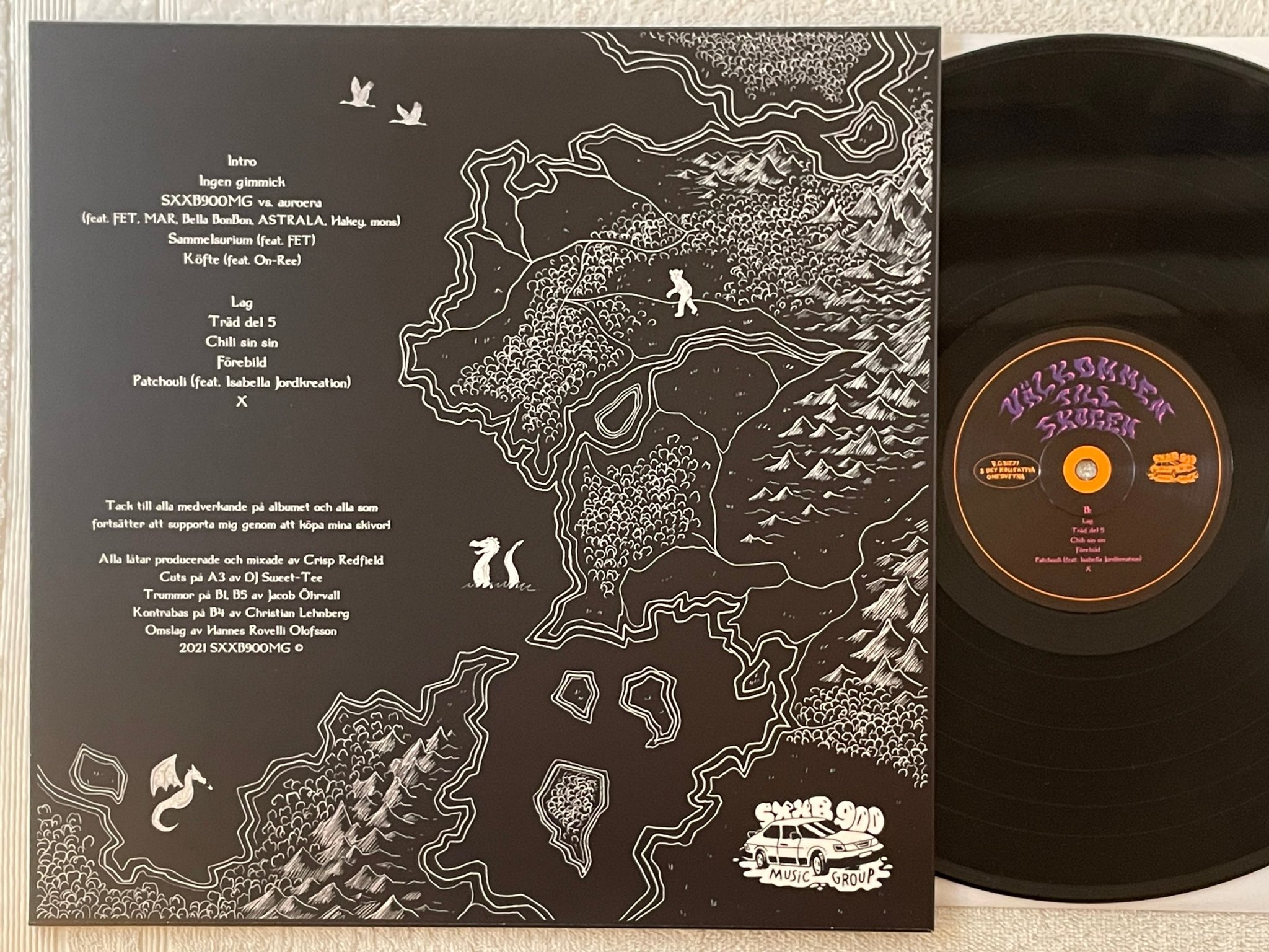 Omslagsbild för skivan R.G. BIZZI & Det Kollektiva Omedvetna – Välkommen Till Skogen LP S9MG0009