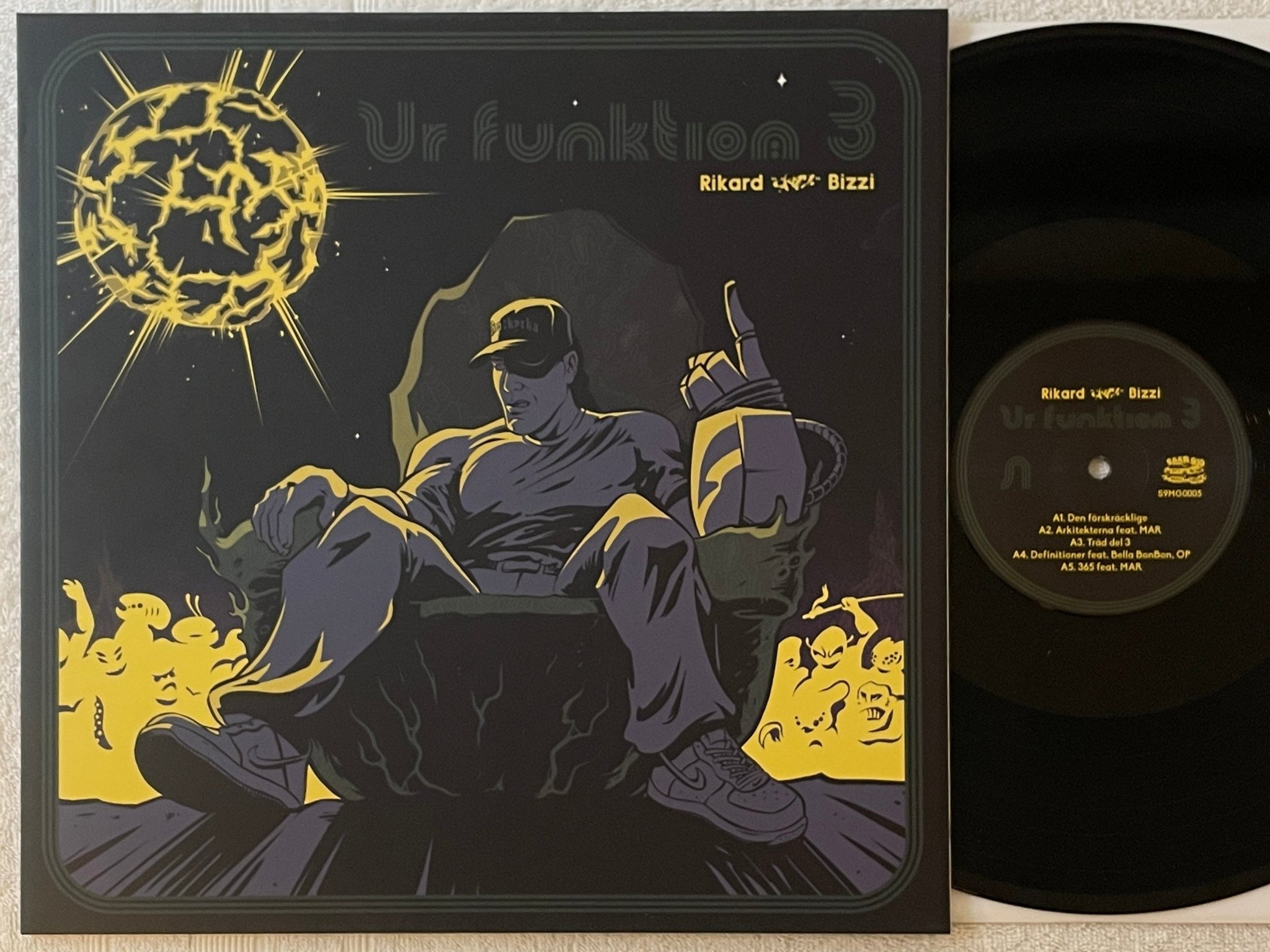 Omslagsbild för skivan RIKARD "SKIZZ" BIZZI Ur Funktion 3 LP 2019 SAAB 900 MUSIC GROUP S9MG0005