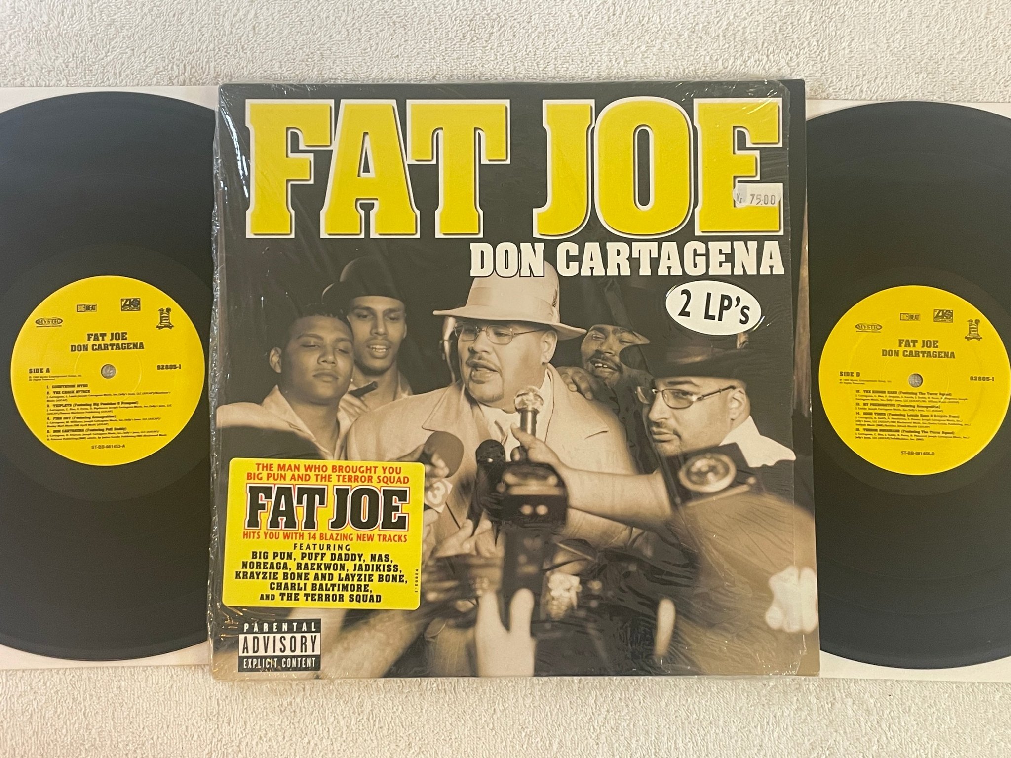 Omslagsbild för skivan FAT JOE Don Cartagena 2xLP -98 US ATLANTIC  92805-1 