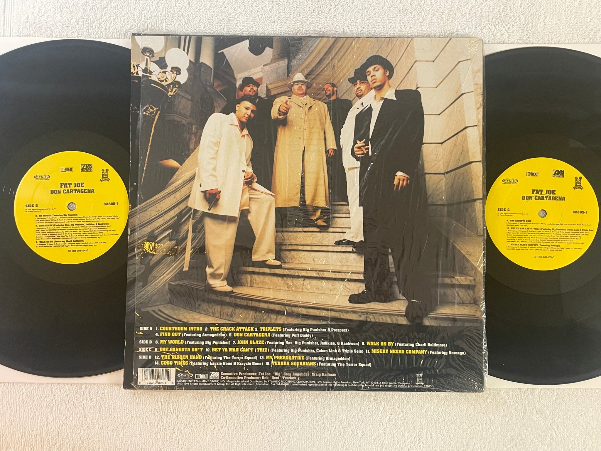 Omslagsbild för skivan FAT JOE Don Cartagena 2xLP -98 US ATLANTIC  92805-1 