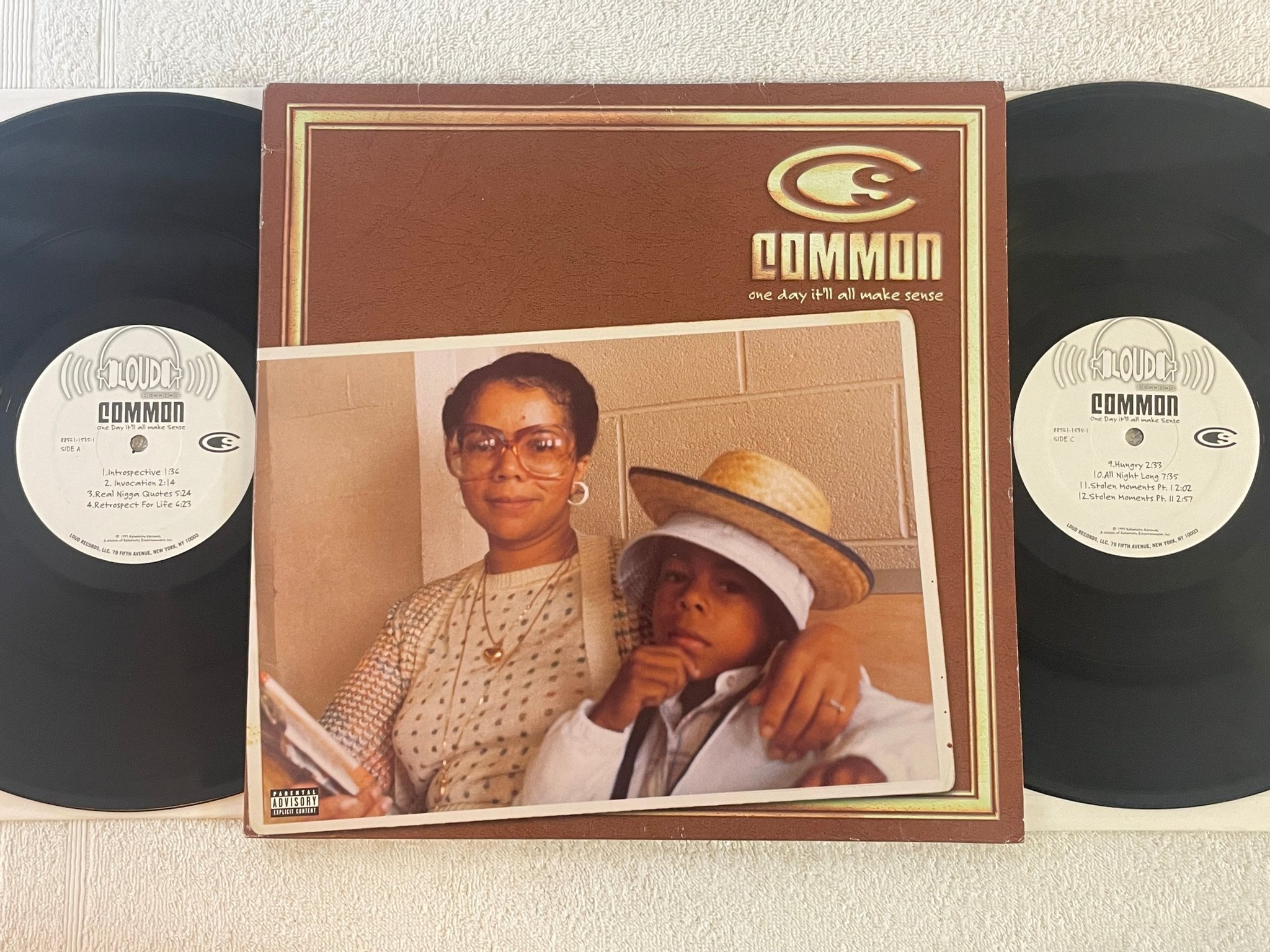 Omslagsbild för skivan COMMON One Day It'll All Make Sense 2xLP -97 US RELATIVITY 88561-1535-1