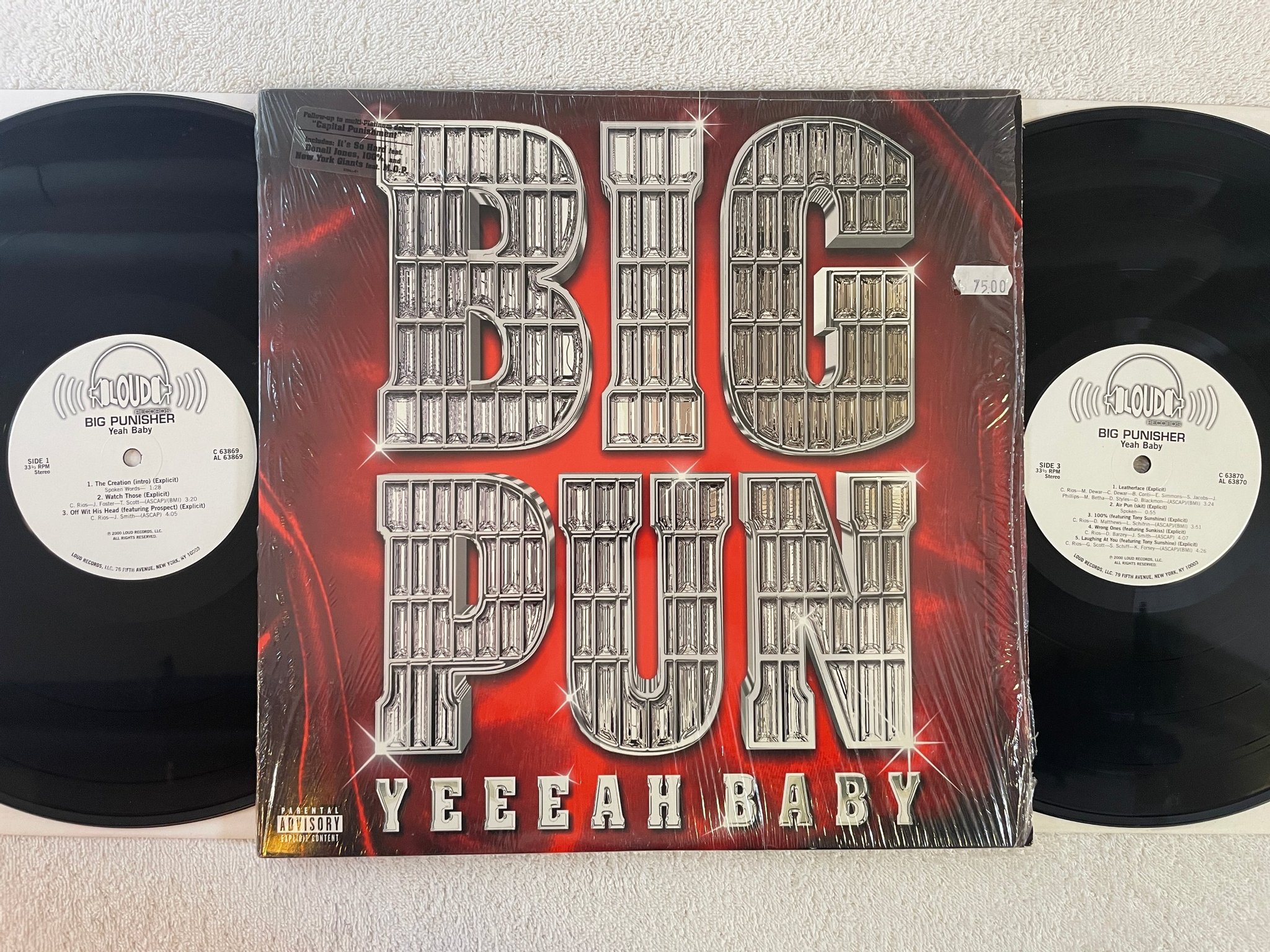 Omslagsbild för skivan BIG PUNISHER yeah baby 2xLP 2000 US LOUD C 63869