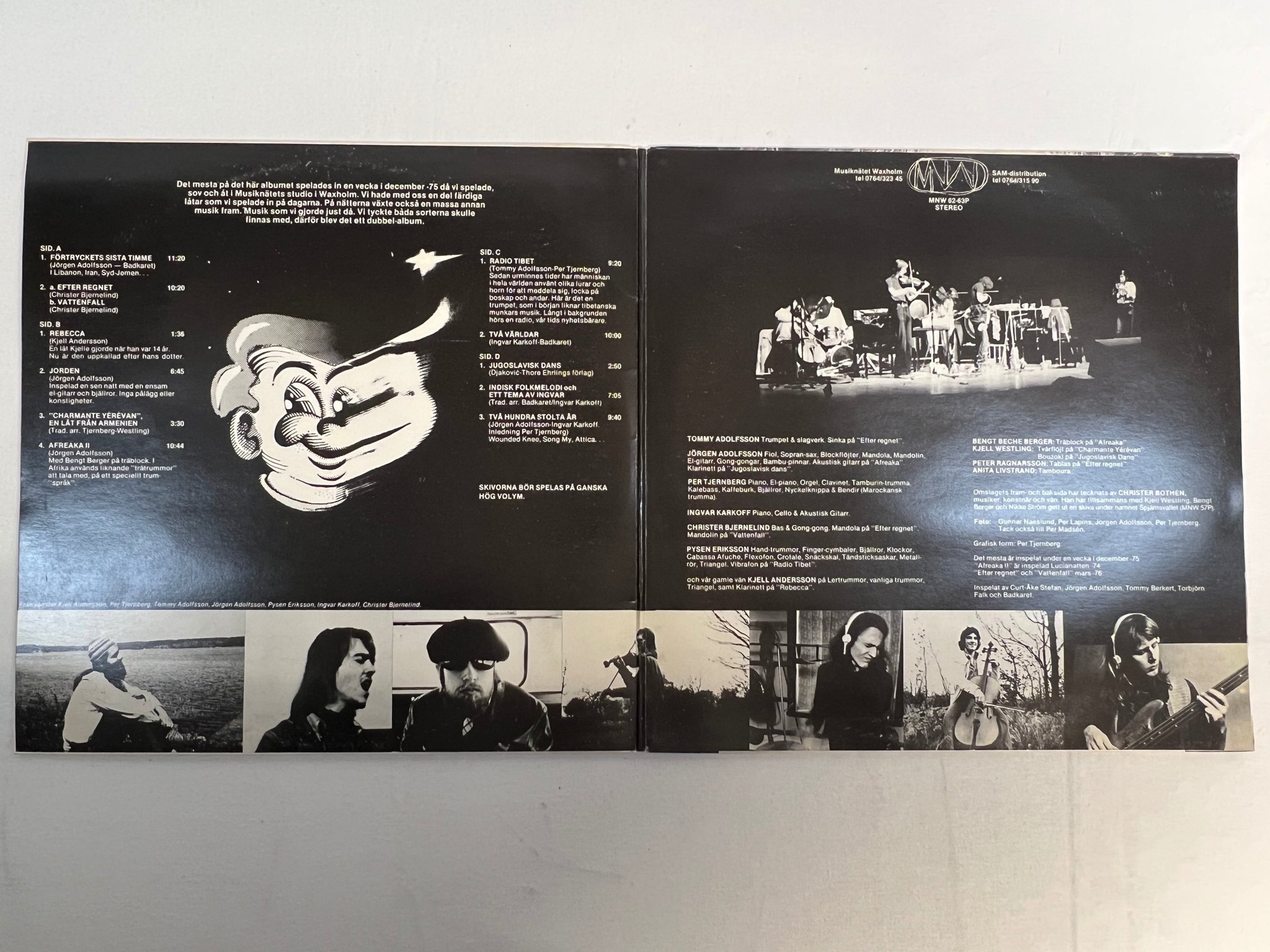 Omslagsbild för skivan ARCHIMEDES BADKAR Archimedes Badkar II 2xLP -76 Swe MNW 62/63P