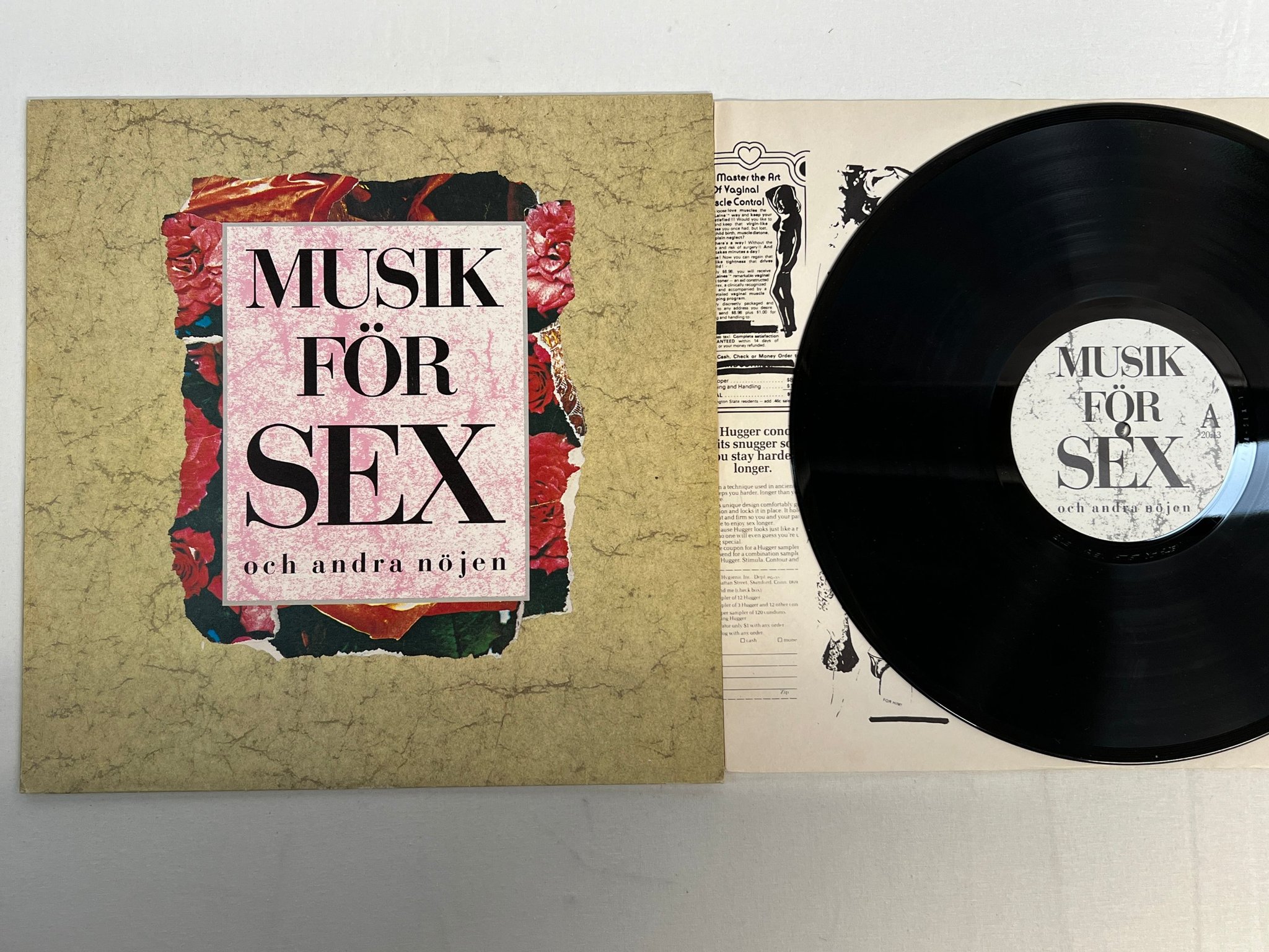 Omslagsbild för skivan THOMAS WIDESTRAND Musik För Sex LP -84 Swe PAPA SEX-1 rare electronic 