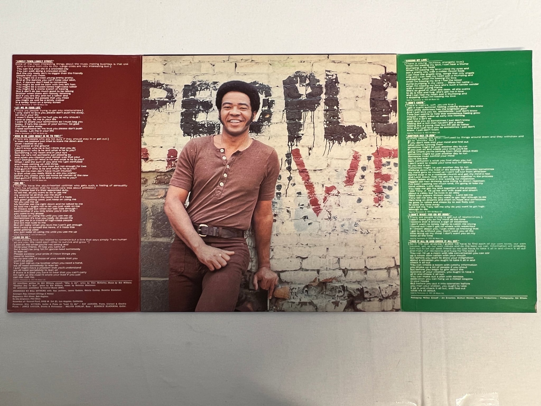 Omslagsbild för skivan BILL WITHERS still Bill LP -72 UK A&M / SUSSEX AMLS 68107