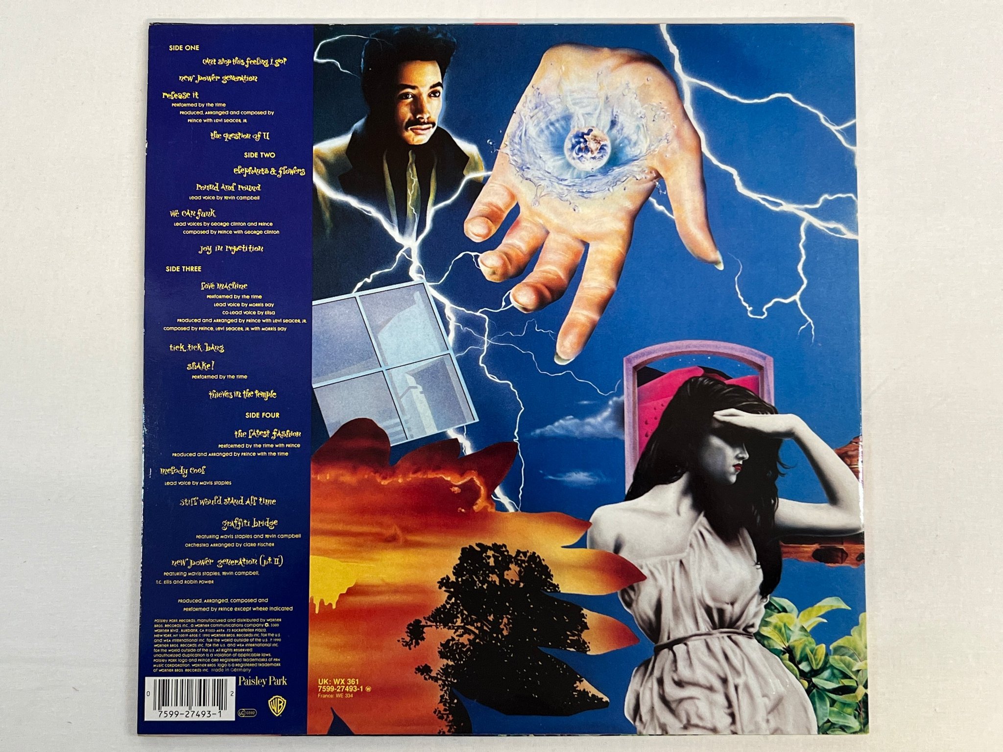 Omslagsbild för skivan PRINCE Graffiti bridge 2xLP -90 PAISLEY PARK WX361